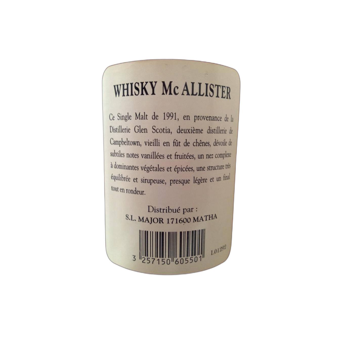 Glen Scotia 1991 Single Malt Whisky 2