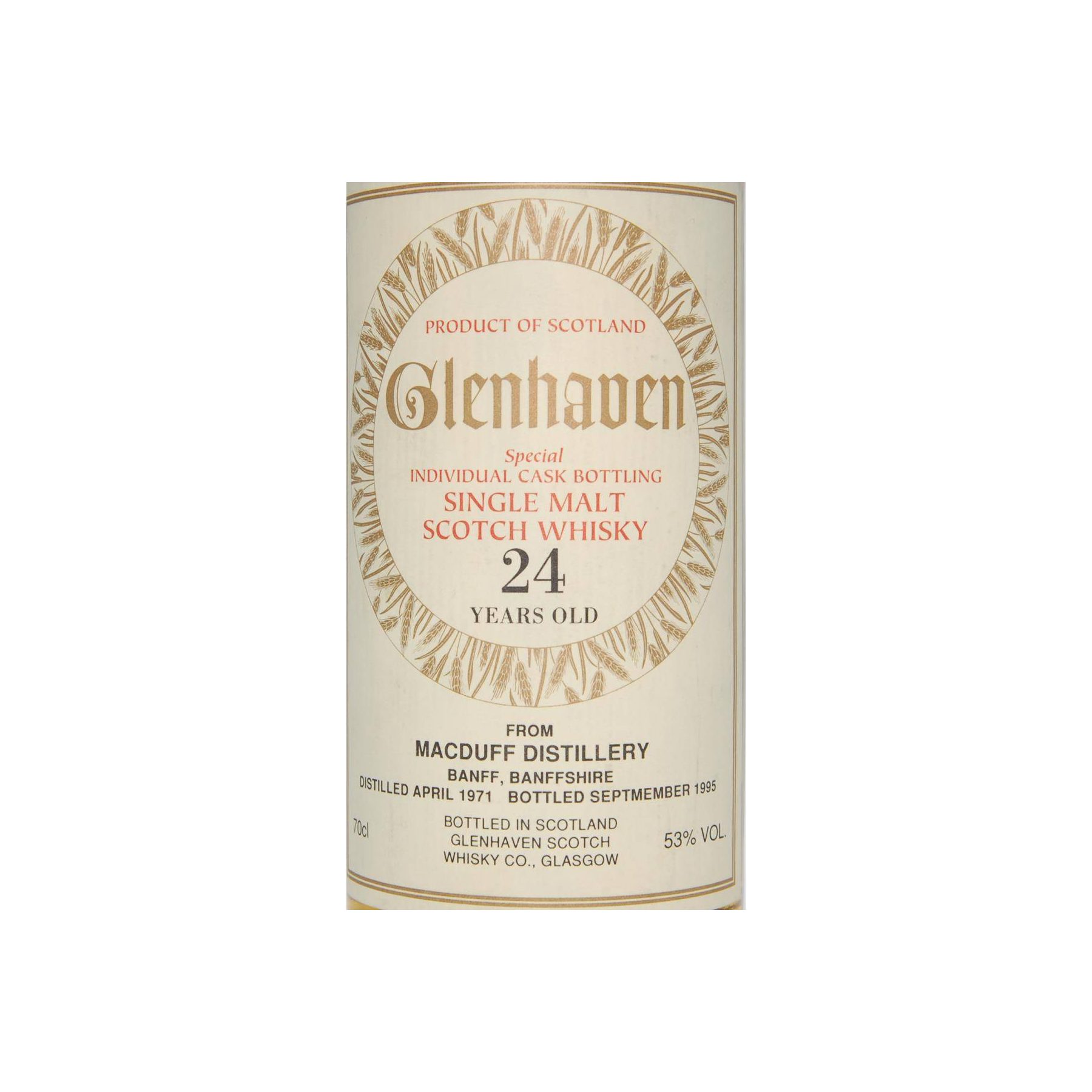 Macduff Individual Cask Bottling 1971 24 Years Single Malt Whisky 2
