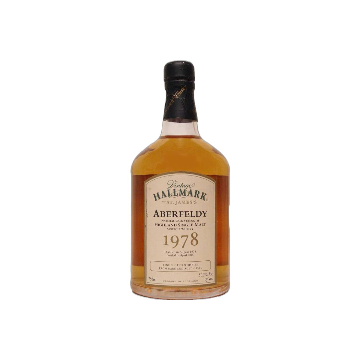 Aberfeldy 1978 21 Years Single Malt Whisky