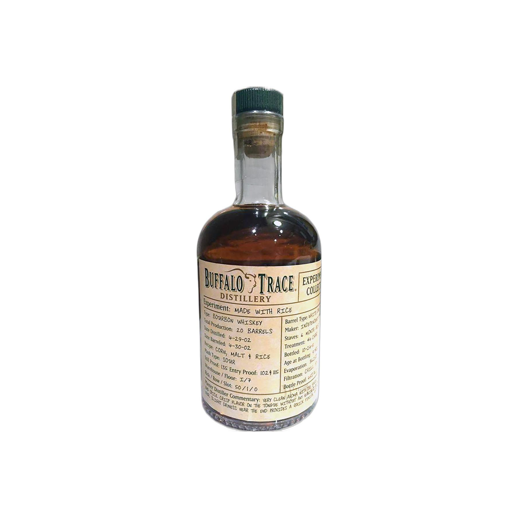 Buffalo Trace 2002 9 Years Rice Whisky