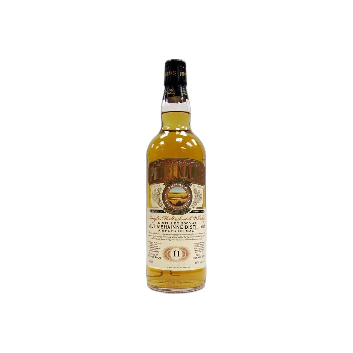 Allt-A-Bhainne McGibbon's Provenance 2000 11 Years Single Malt Whisky