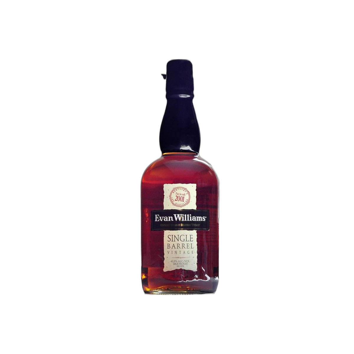 Evan Williams Single Cask 2001 10 Years Bourbon Whisky