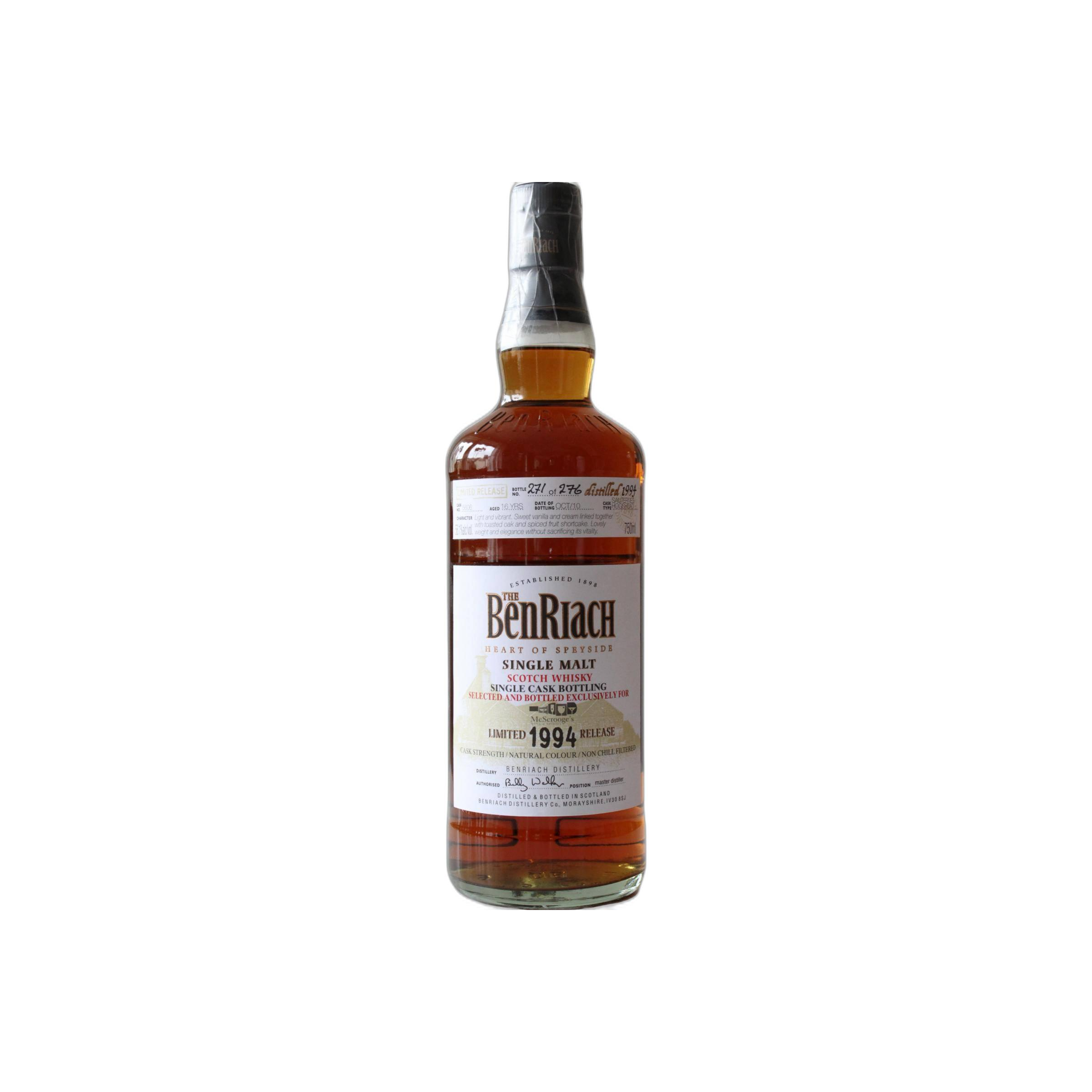 BenRiach 1994 16 Years Single Malt Whisky