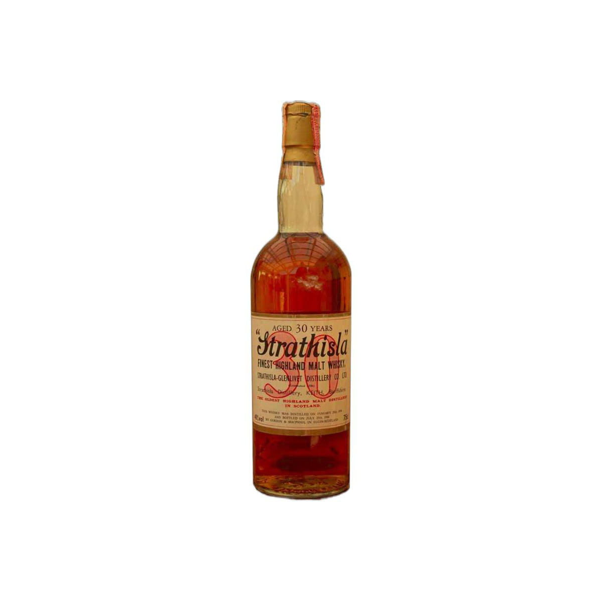 Strathisla Licensed Bottling 1954 30 Years Single Malt Whisky