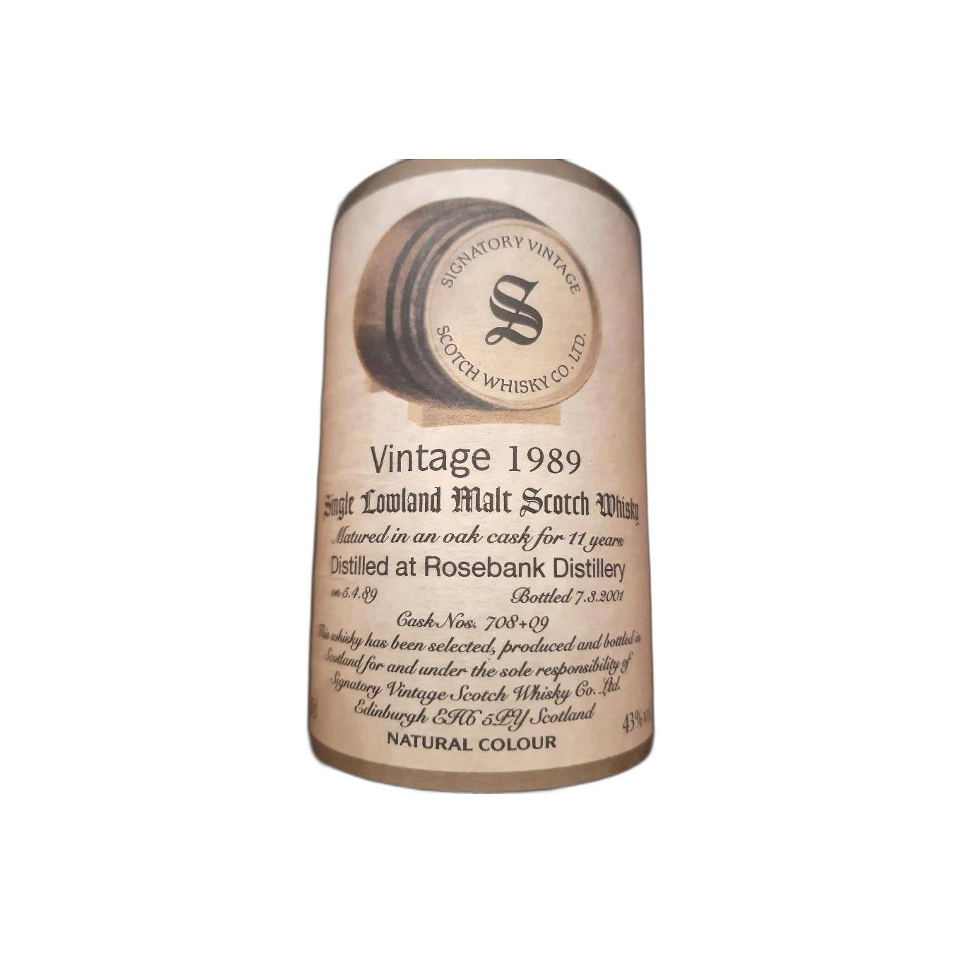 Rosebank Vintage Collection 1989 11 Years Single Malt Whisky