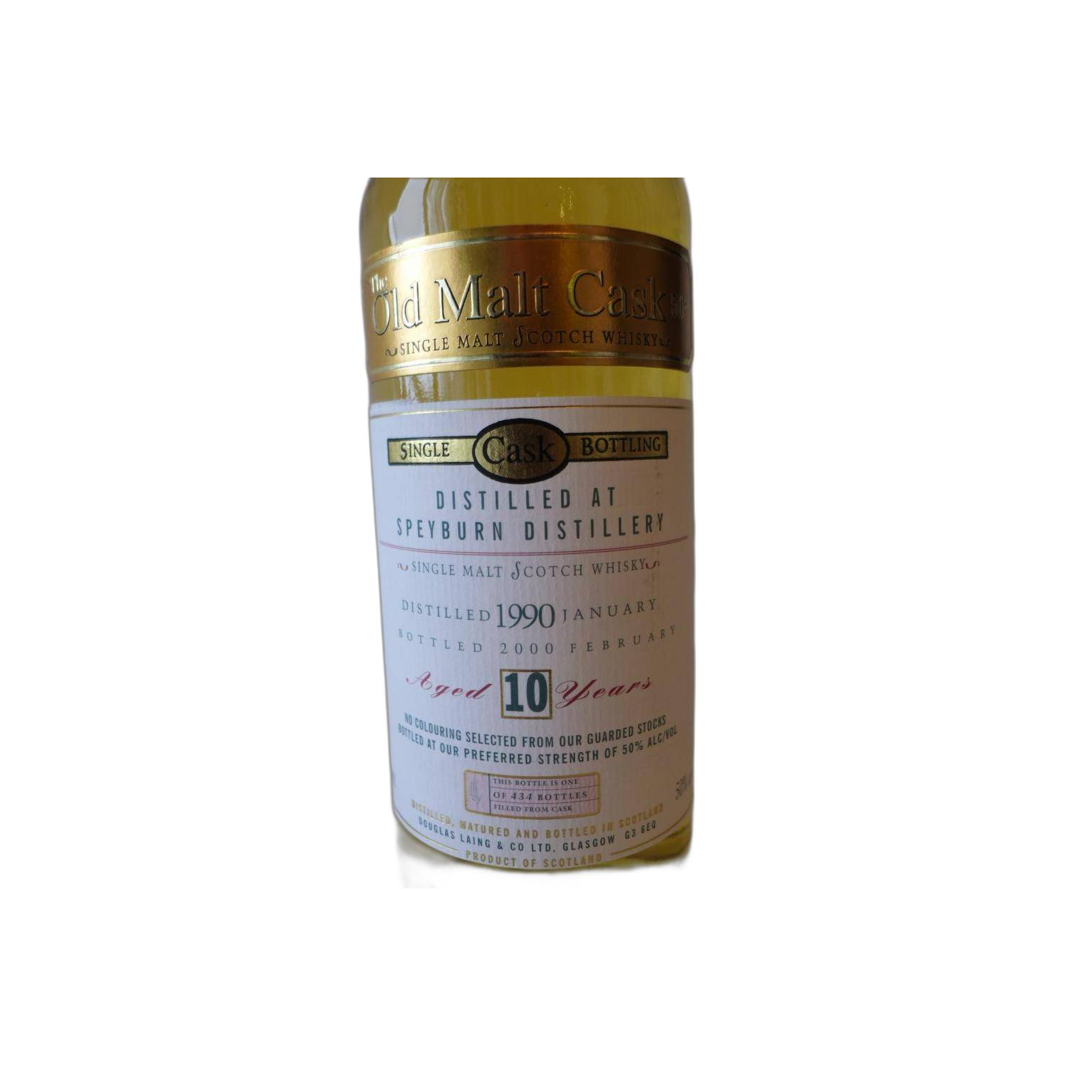 Spey Old Malt Cask 1990 10 Years Single Malt Whisky 3