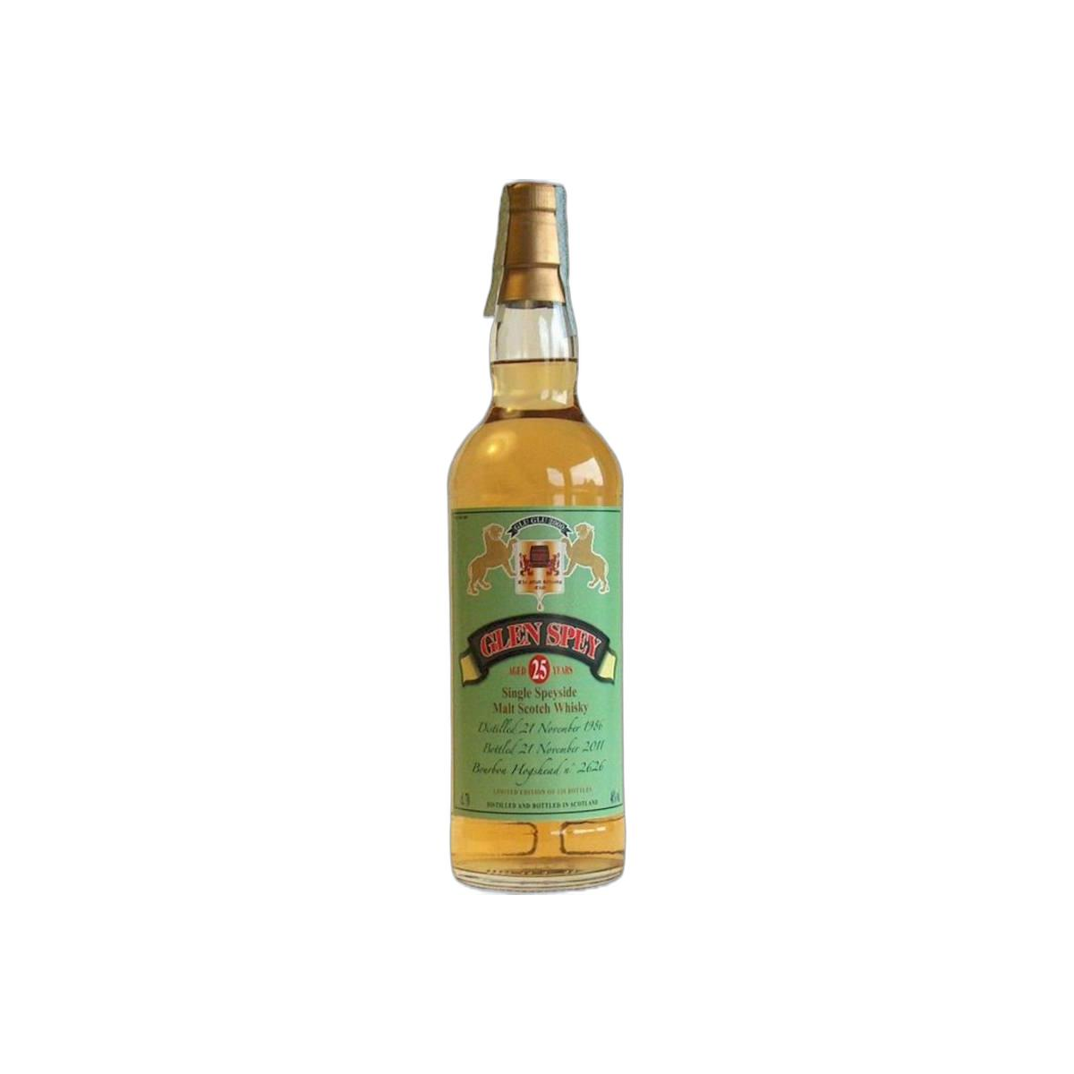 Glen Spey 1986 25 Years Single Malt Whisky