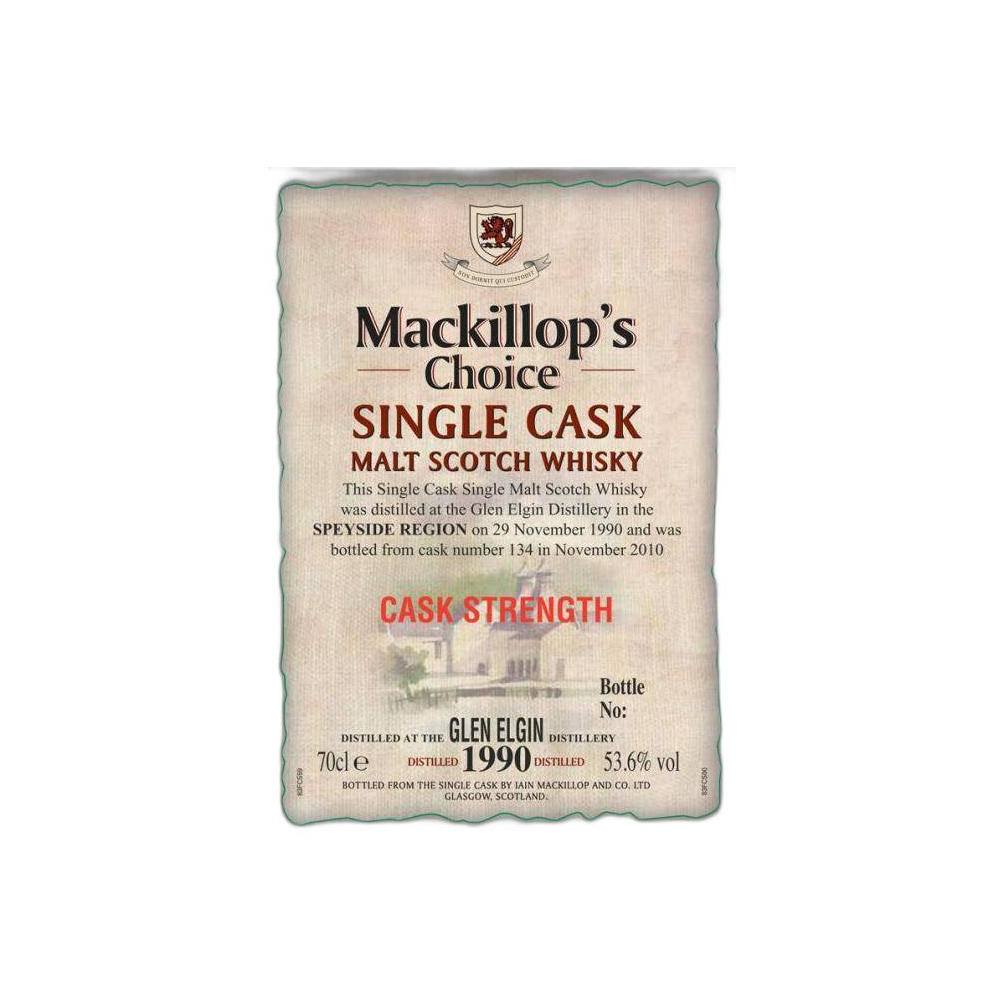 Glen Elgin 1990 20 Years Single Malt Whisky