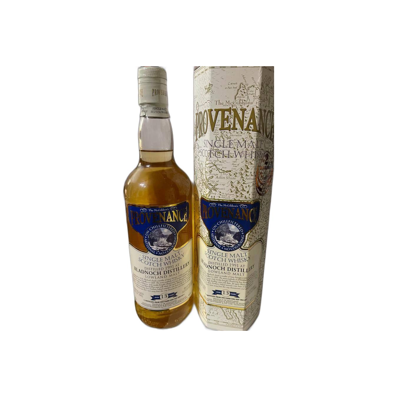Bladnoch McGibbon's Provenance 1991 13 Years Single Malt Whisky