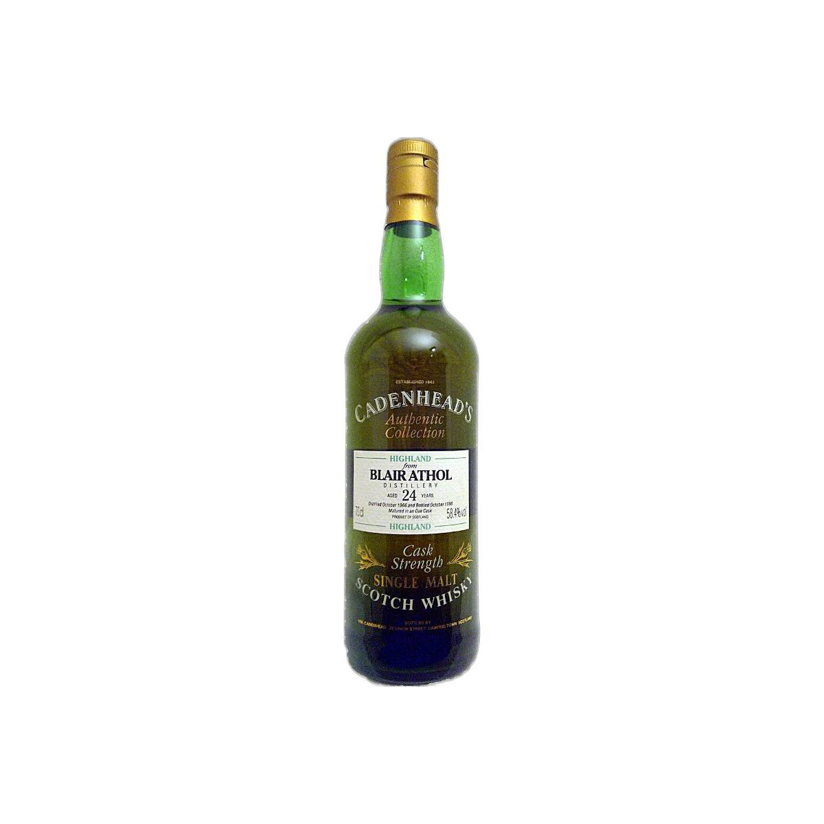 Blair Athol Authentic Collection 1966 24 Years Single Malt Whisky