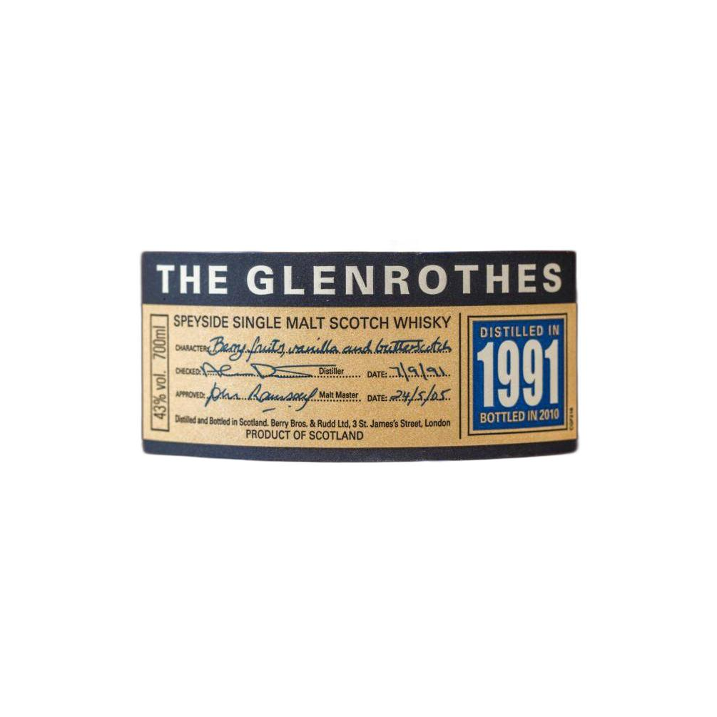 The Glenrothes 1991 18 Years Single Malt Whisky
