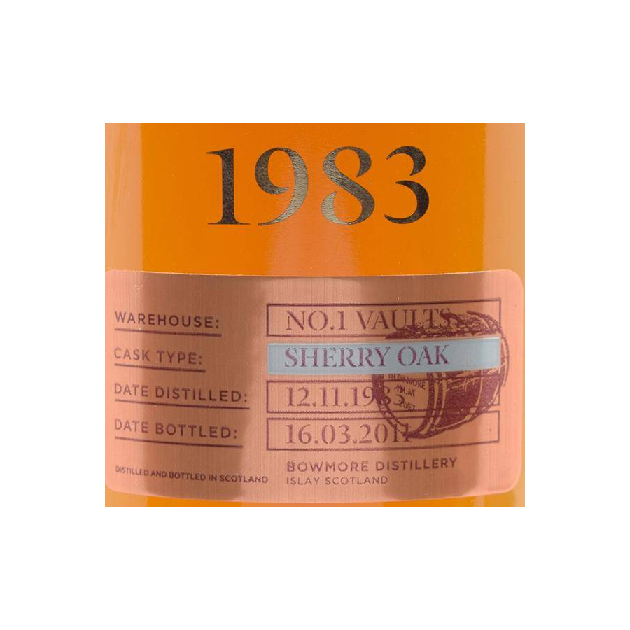 Bowmore 1983 27 Years Single Malt Whisky 3