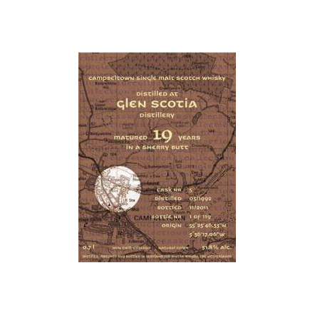 Glen Scotia 1992 19 Years Single Malt Whisky 2