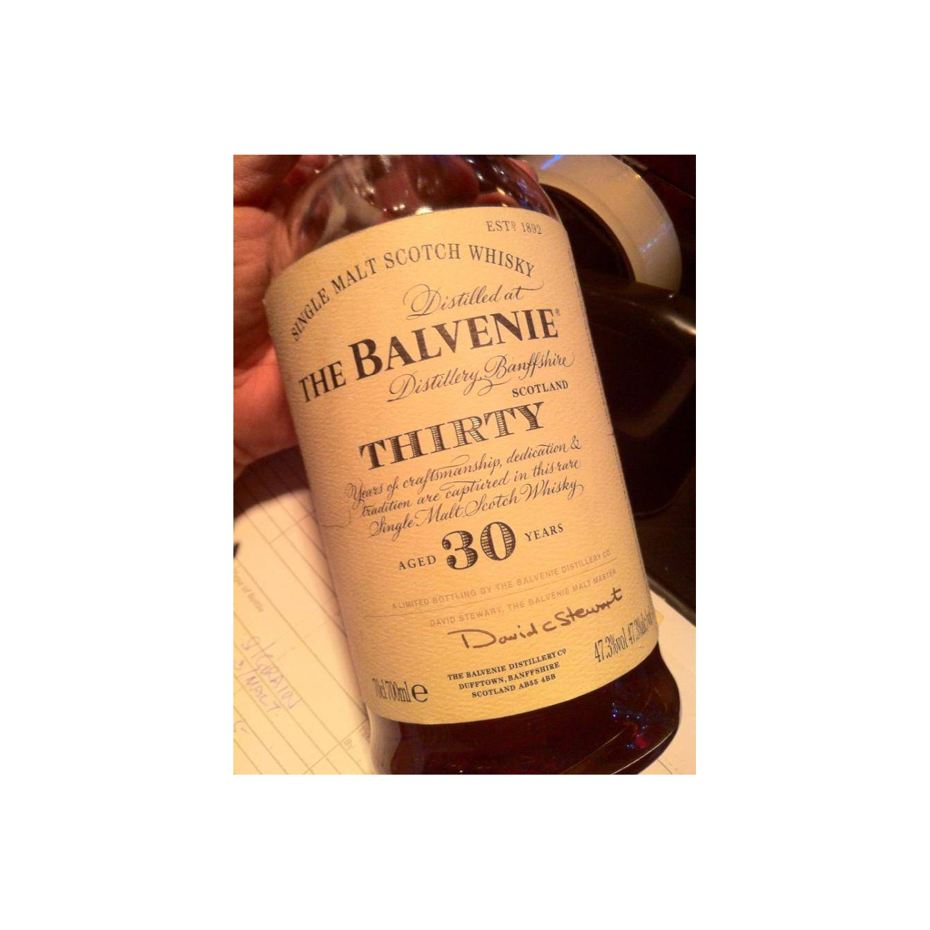 The Balvenie 30 Years Single Malt Whisky 2