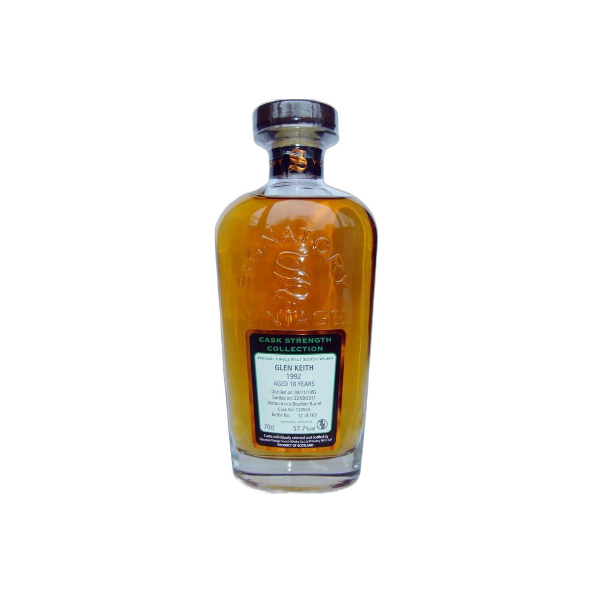 Glen Keith Cask Strength Collection 1992 18 Years Single Malt Whisky