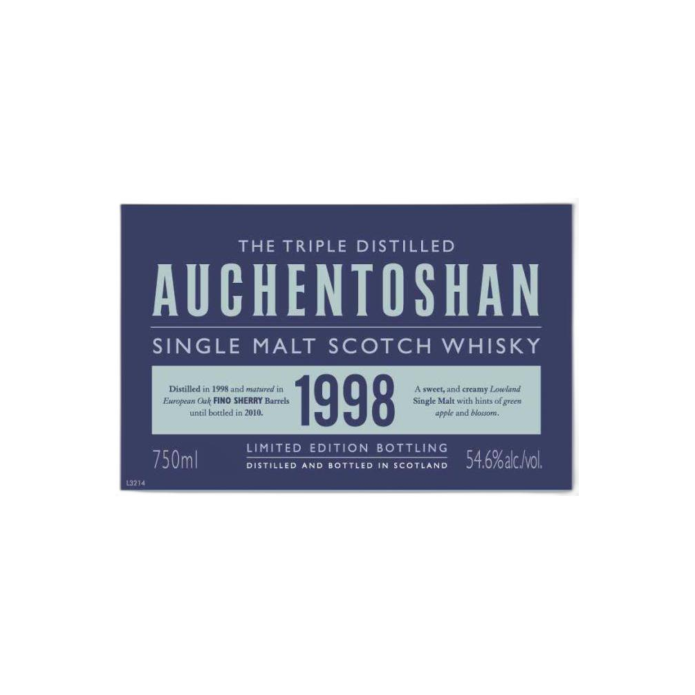 Auchentoshan 1998 12 Years Single Malt Whisky 2