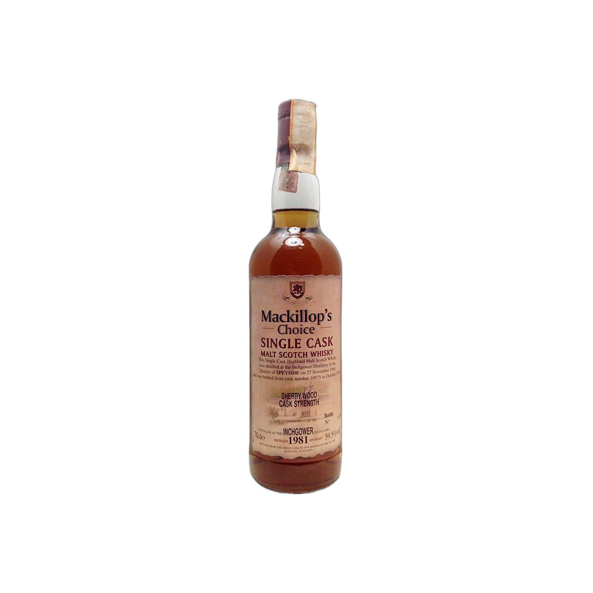 Inchgower 1981 17 Years Single Malt Whisky