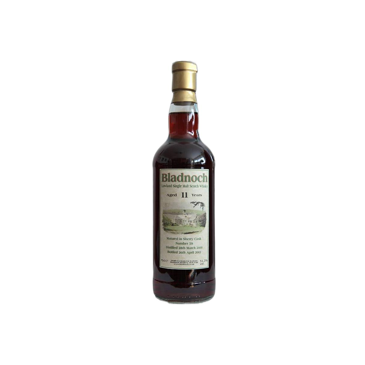 Bladnoch 2001 11 Years Single Malt Whisky