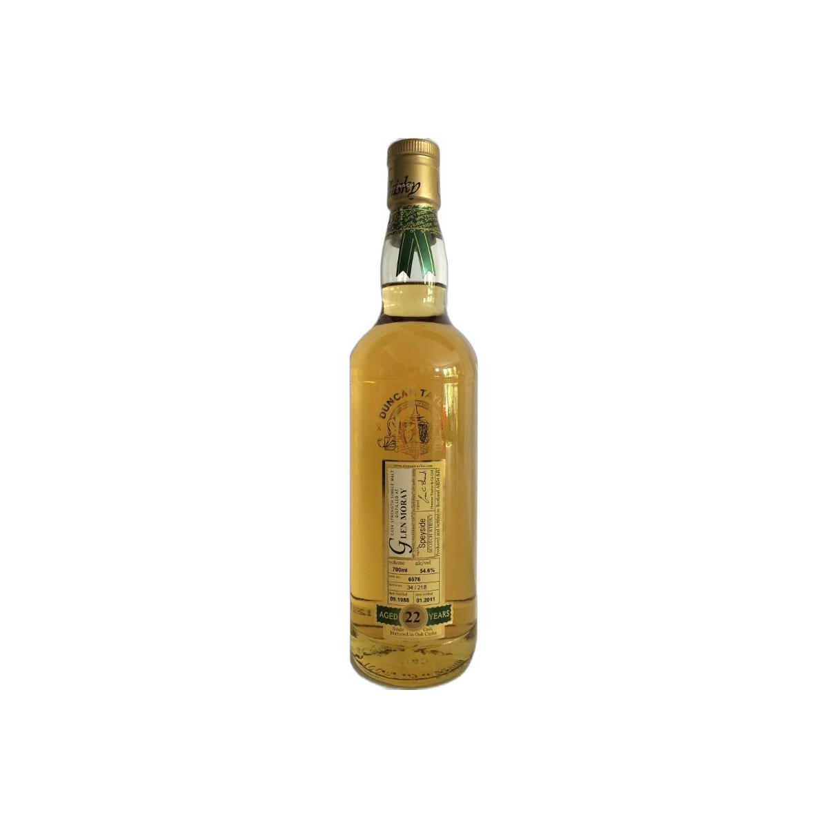 Glen Moray Rare Auld 1988 22 Years Single Malt Whisky