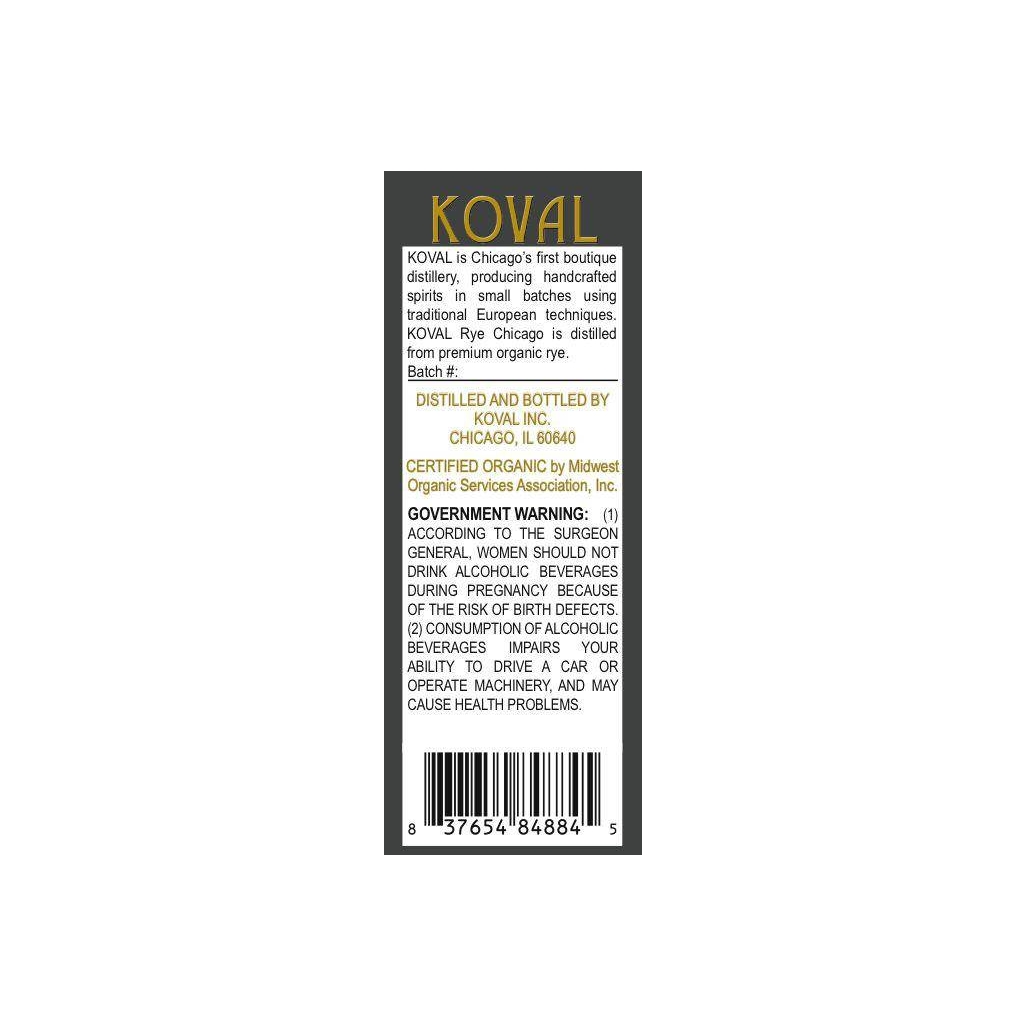 KOVAL Rye Whisky 3