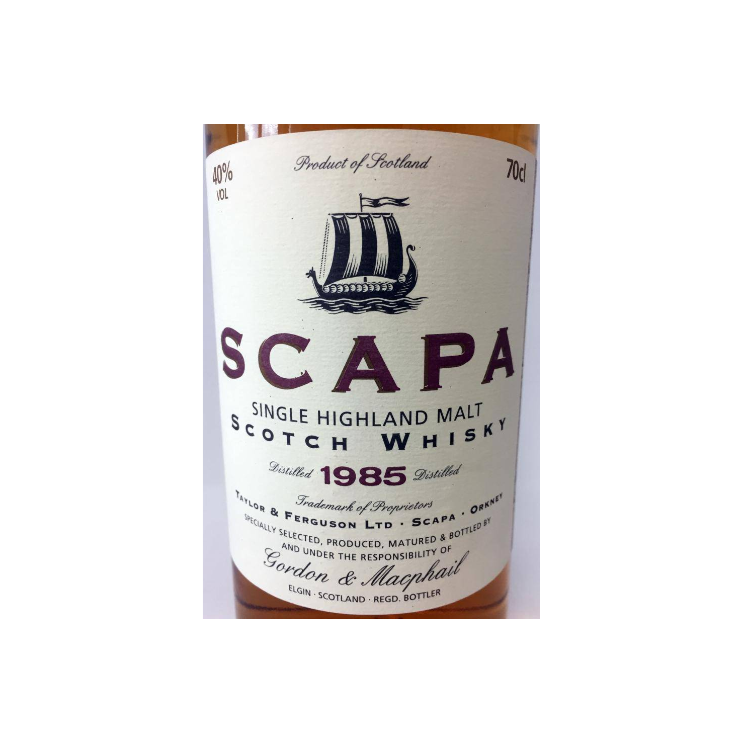 Scapa Licensed Bottling 1985 10 Years Single Malt Whisky 2