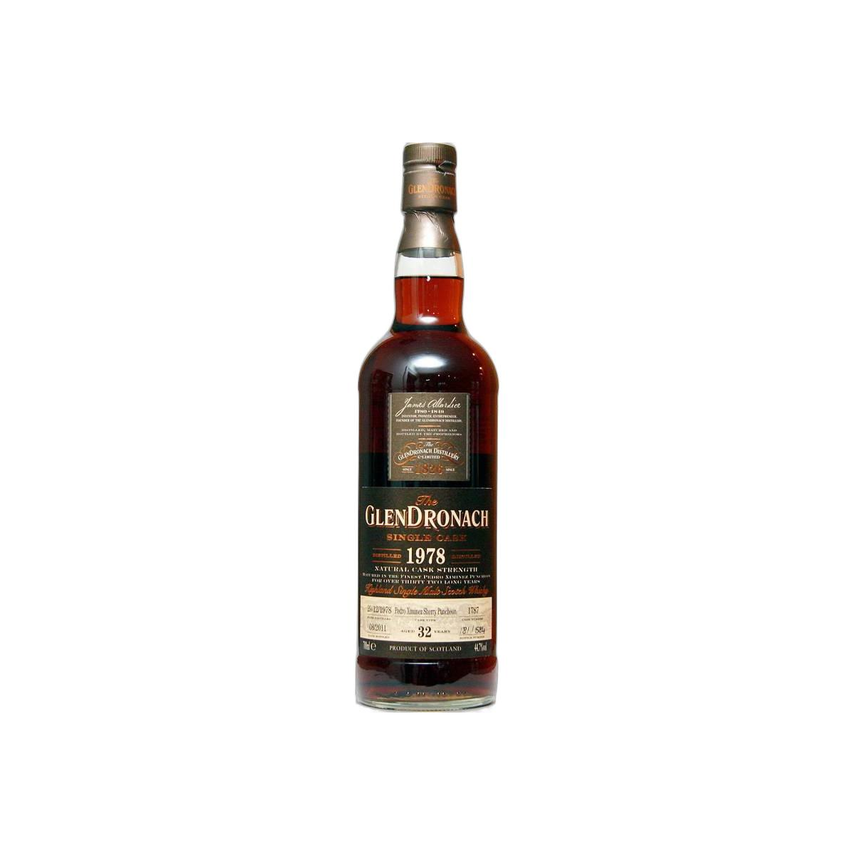 GlenDronach Single Cask 1978 32 Years Single Malt Whisky