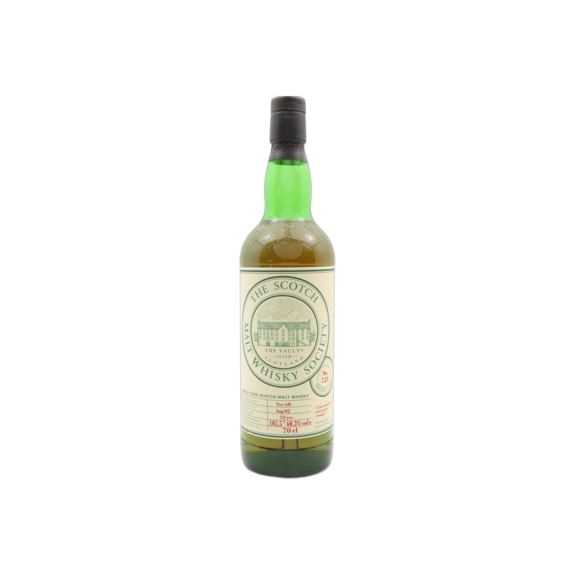 The Scotch Malt Whisky Society 1968 33 Years Single Malt Whisky