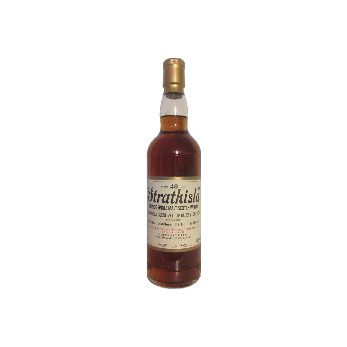 Strathisla Licensed Bottling 40 Years Single Malt Whisky