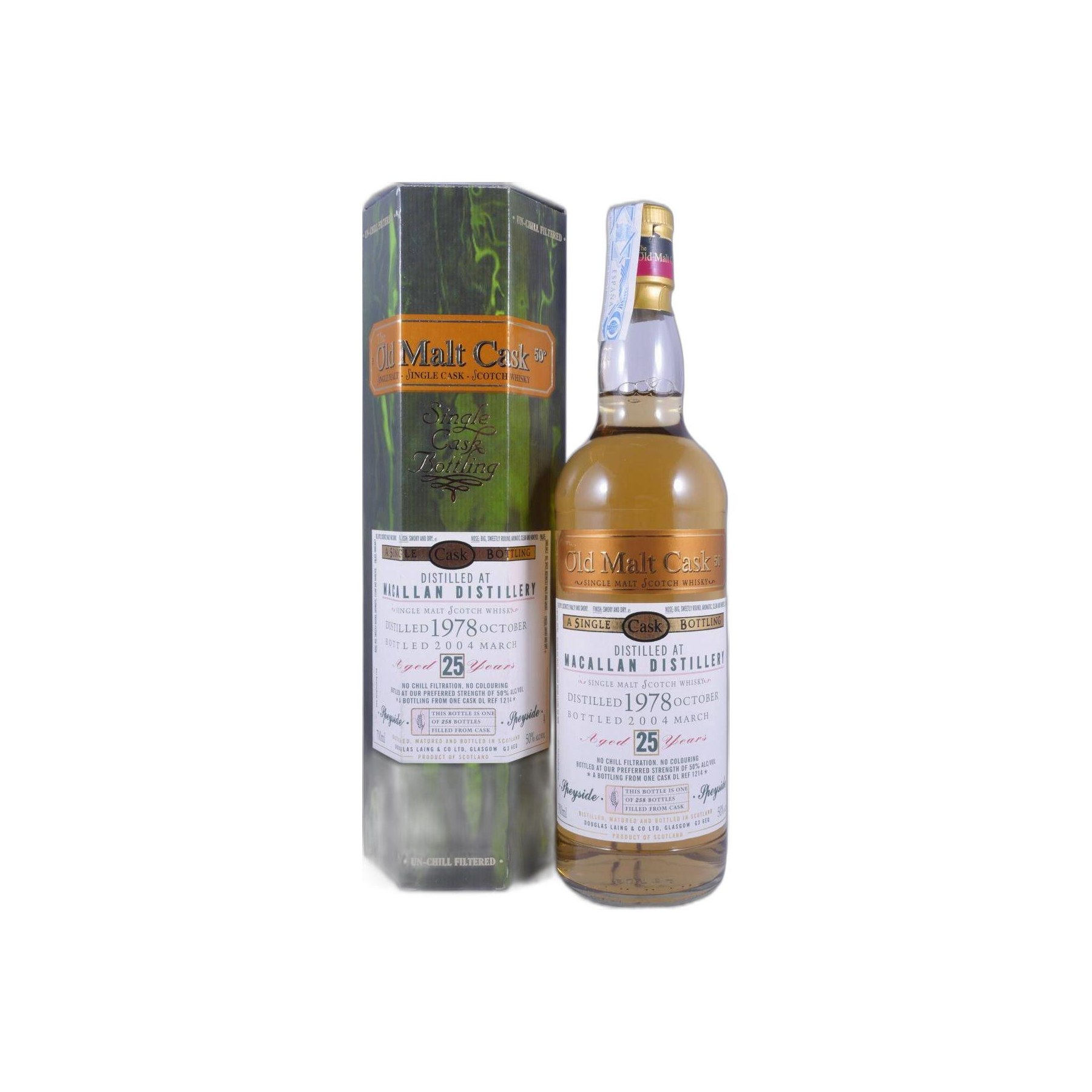 The Macallan Old Malt Cask 1978 25 Years Single Malt Whisky 2