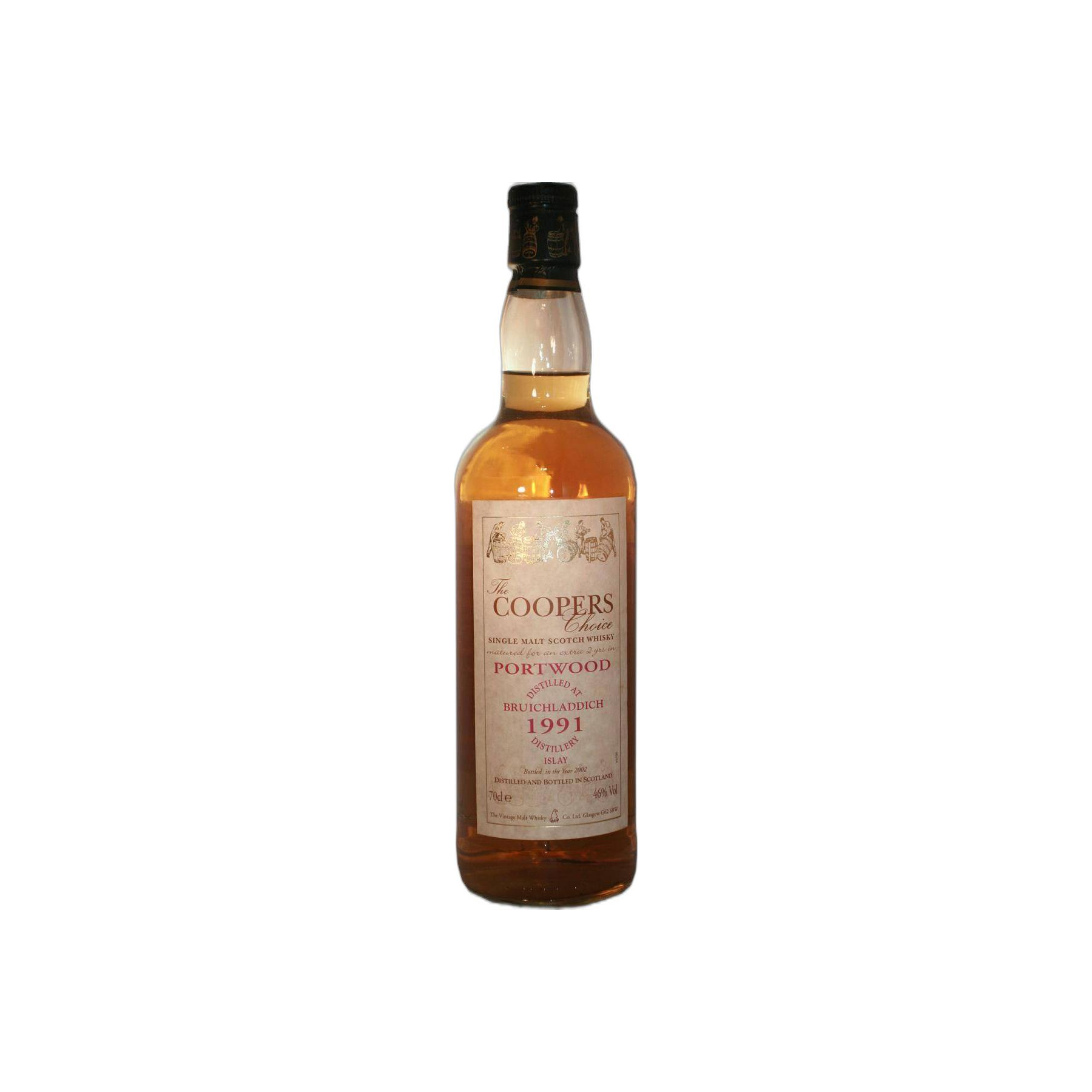 Bruichladdich The Cooper's Choice 1991 10 Years Single Malt Whisky
