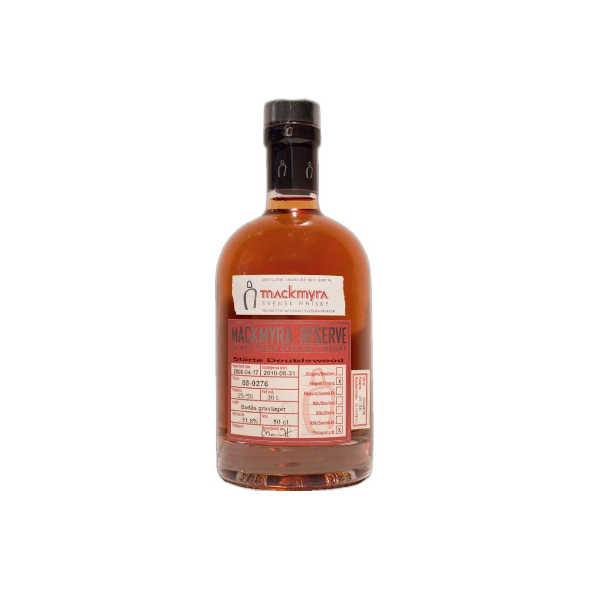 Mackmyra Reserve 2008 2 Years Spirit Whisky