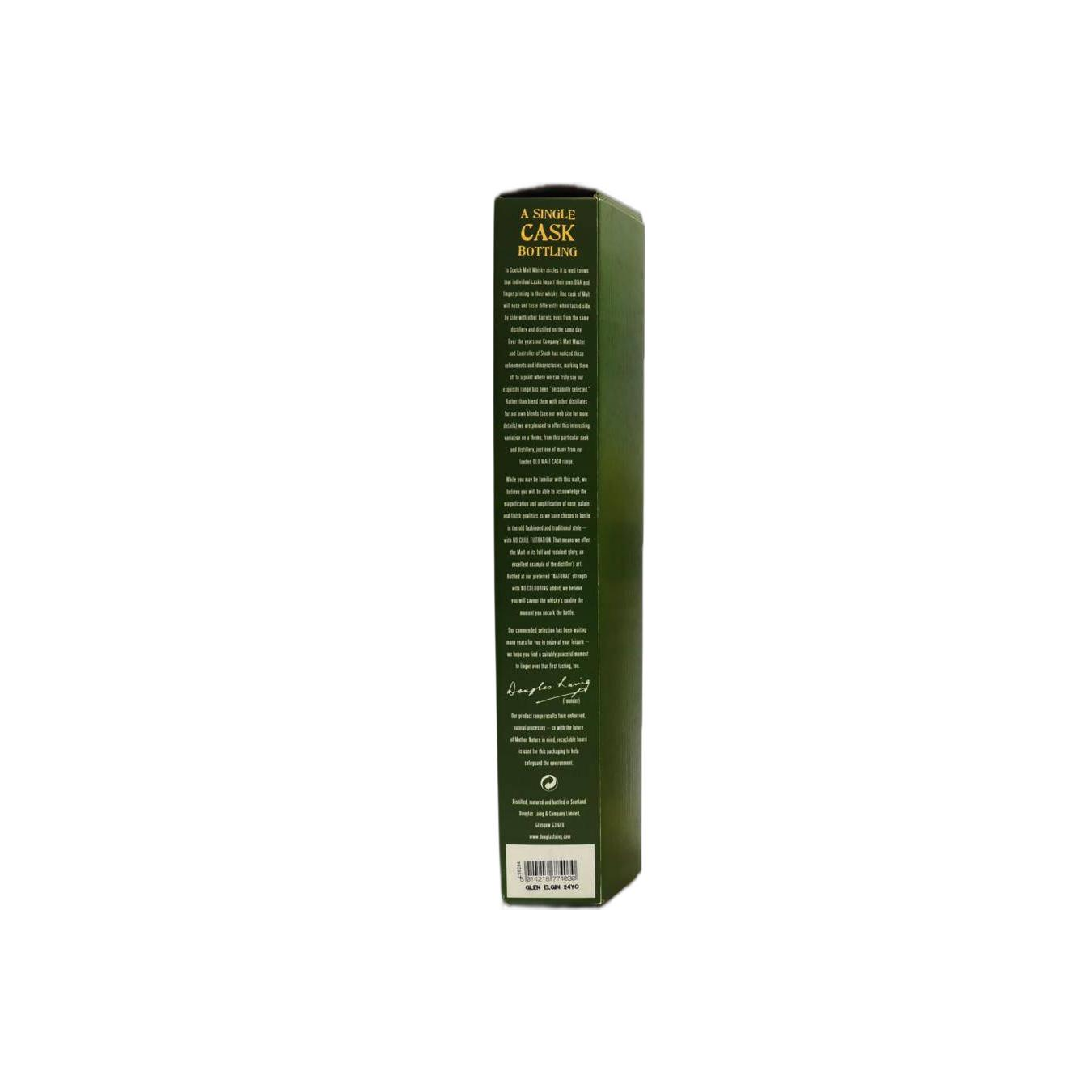 Glen Elgin Old Malt Cask 1985 24 Years Single Malt Whisky 3