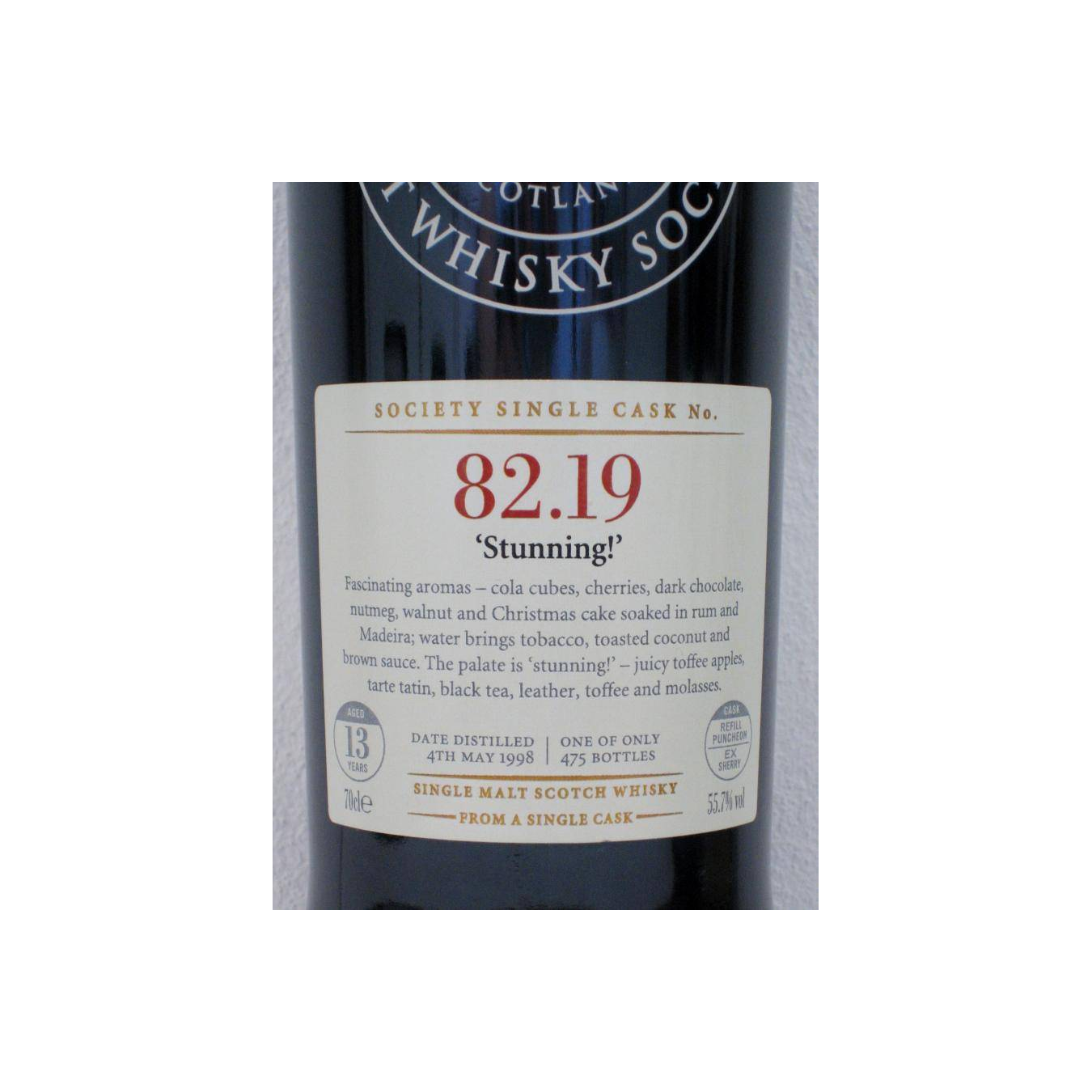 The Scotch Malt Whisky Society 1998 13 Years Single Malt Whisky 3