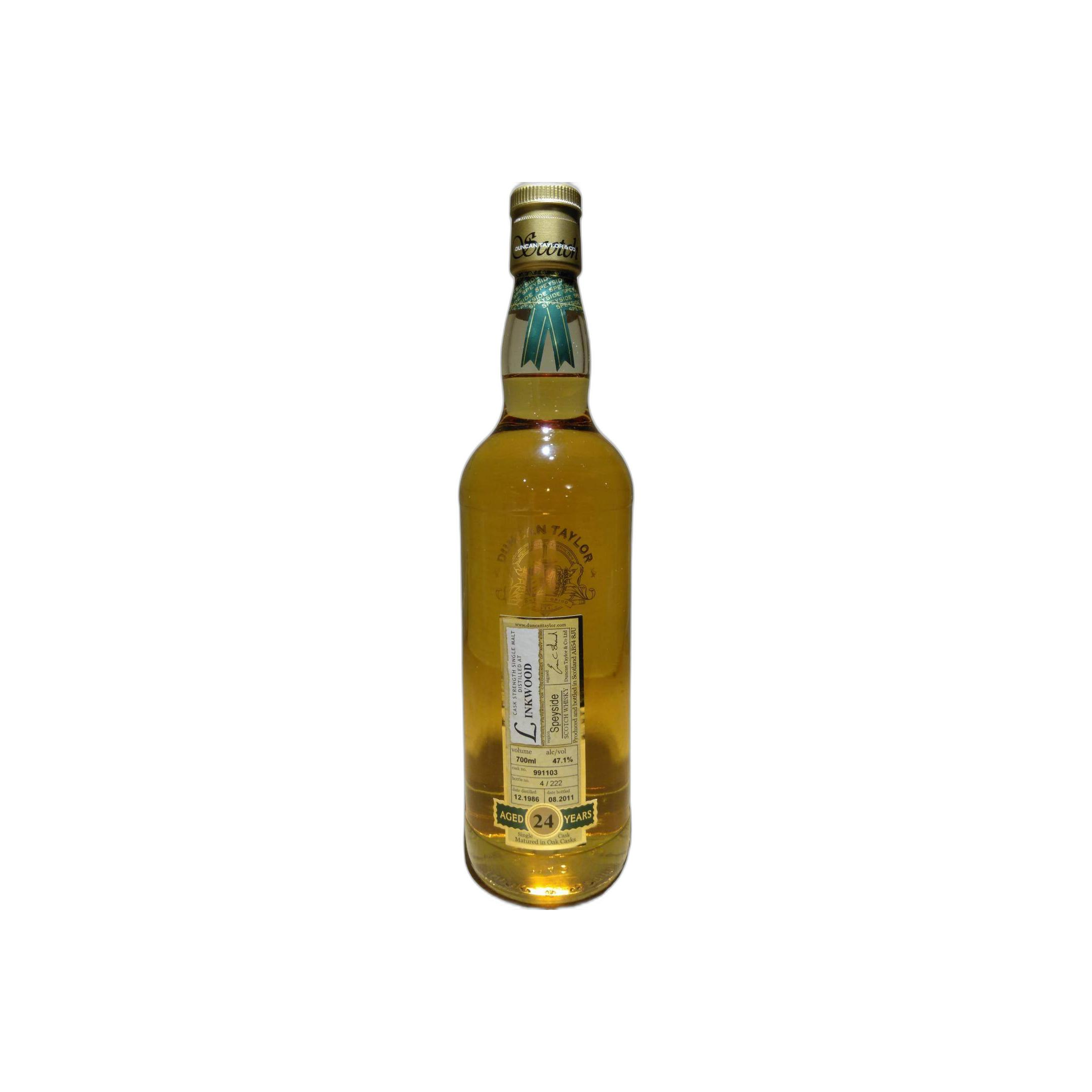 Linkwood Rare Auld 1986 24 Years Single Malt Whisky