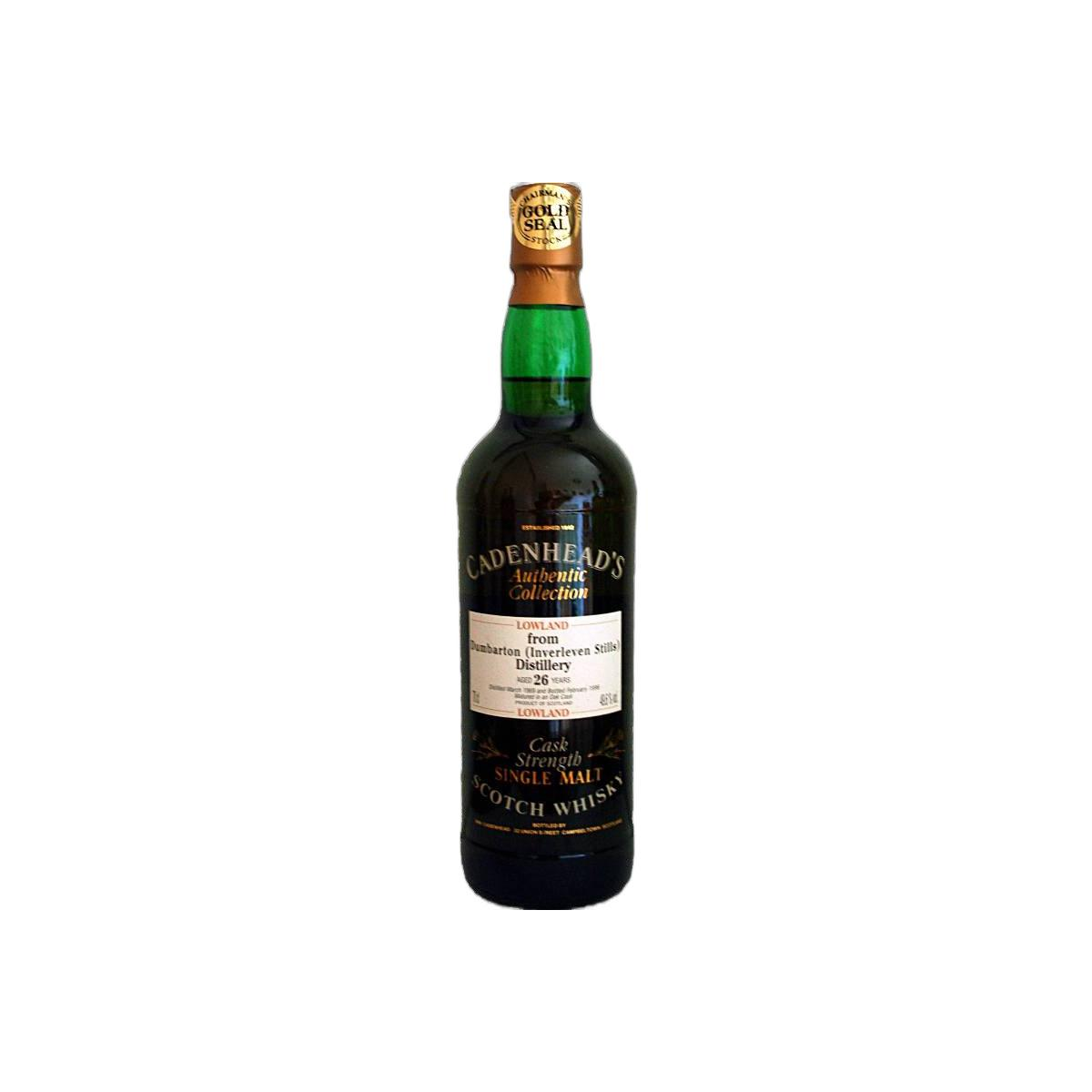 Dumbarton Authentic Collection 1969 26 Years Single Malt Whisky