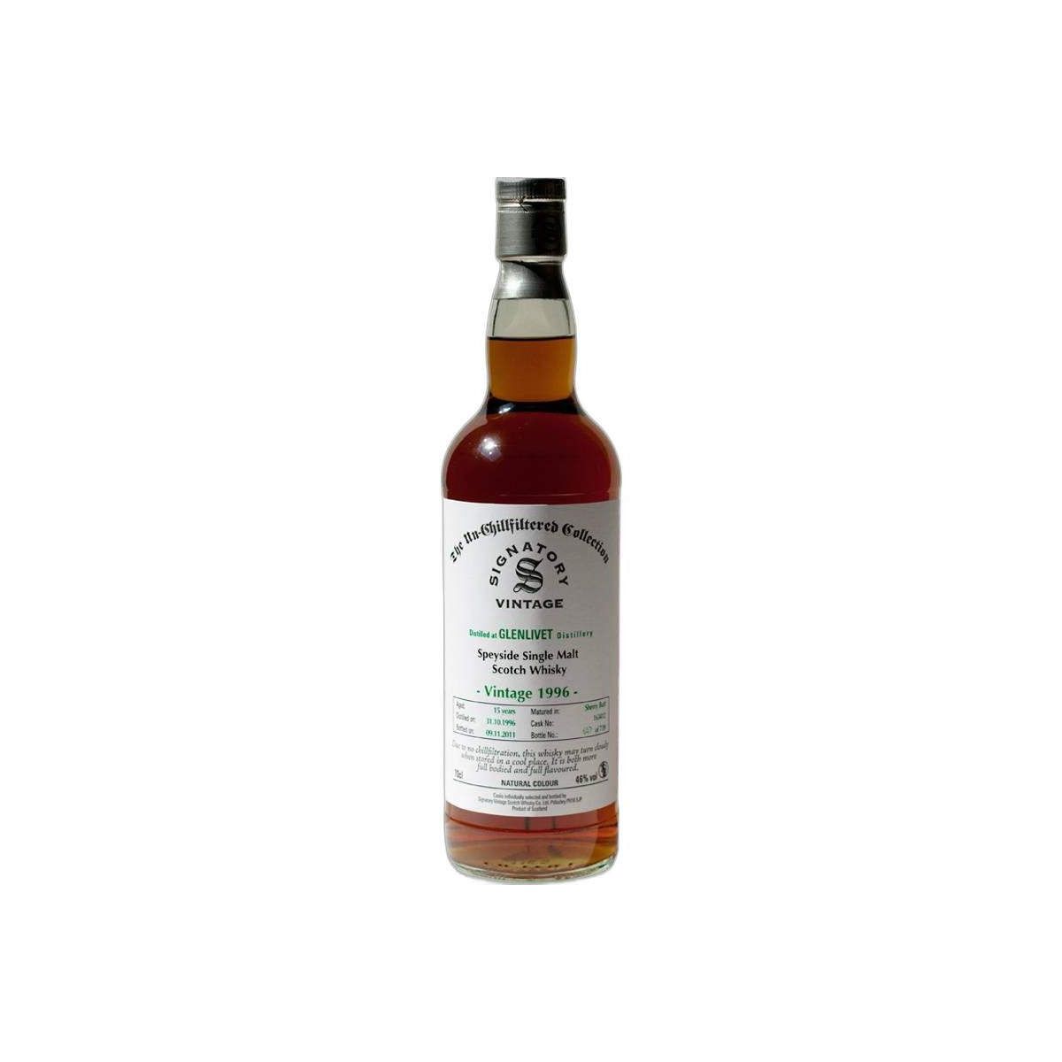 The Glenlivet The Un-Chillfiltered Collection 1996 15 Years Single Malt Whisky