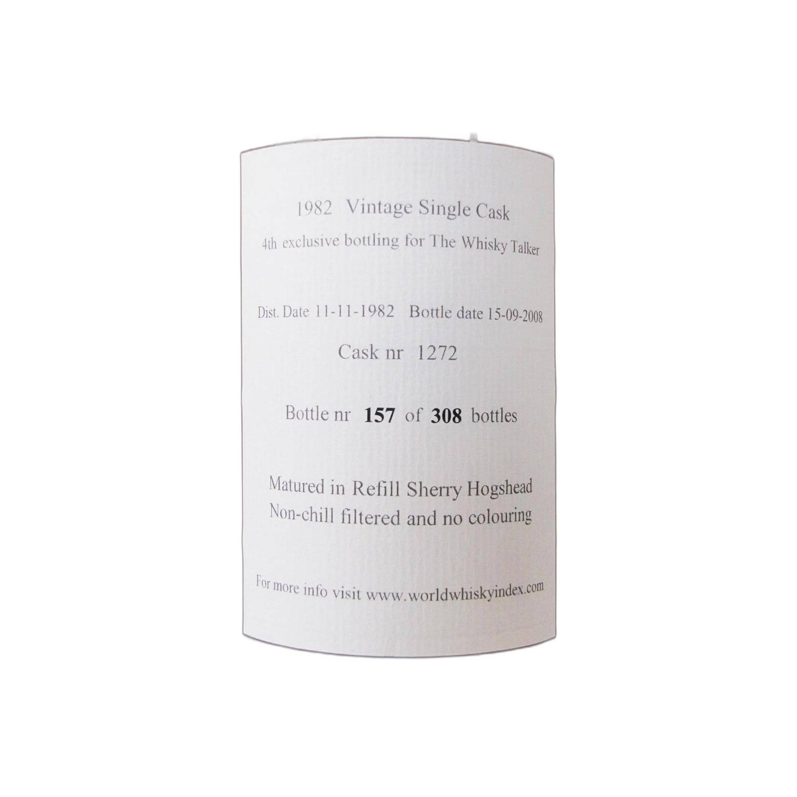 Dallas Dhu Licensed Bottling 1982 25 Years Single Malt Whisky 2