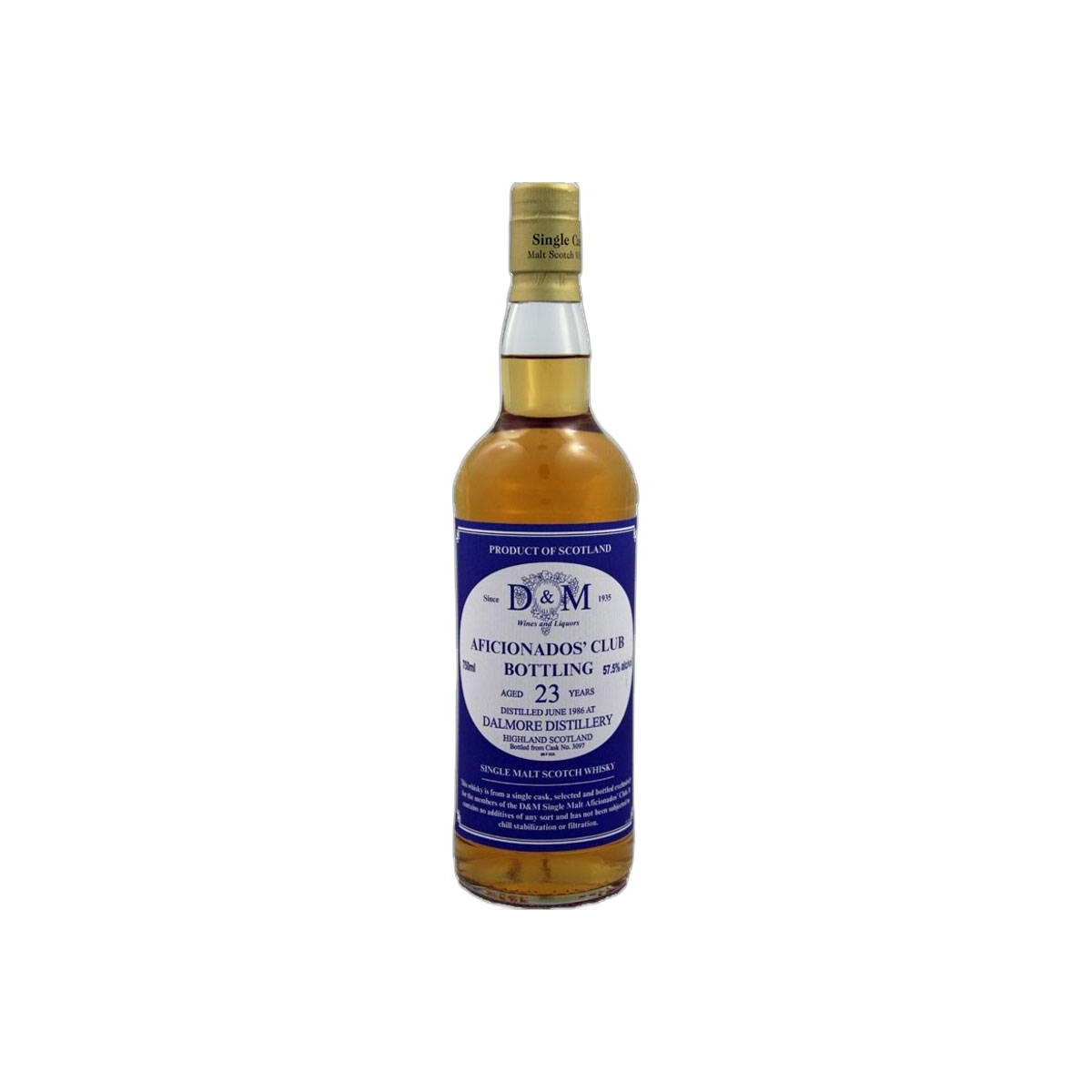 The Dalmore 1986 23 Years Single Malt Whisky
