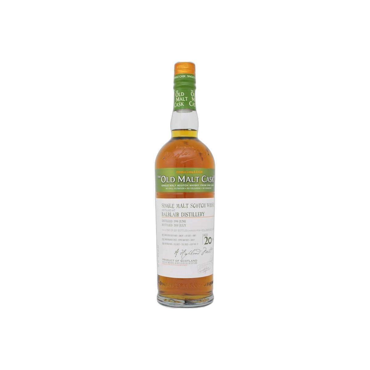 Balblair Old Malt Cask 1990 20 Years Single Malt Whisky