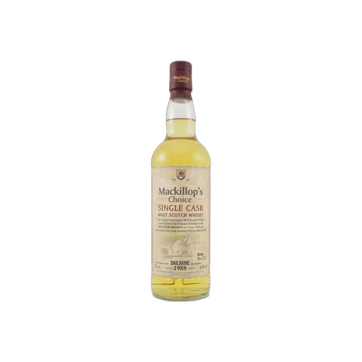 Dailuaine Single Cask 1988 23 Years Single Malt Whisky