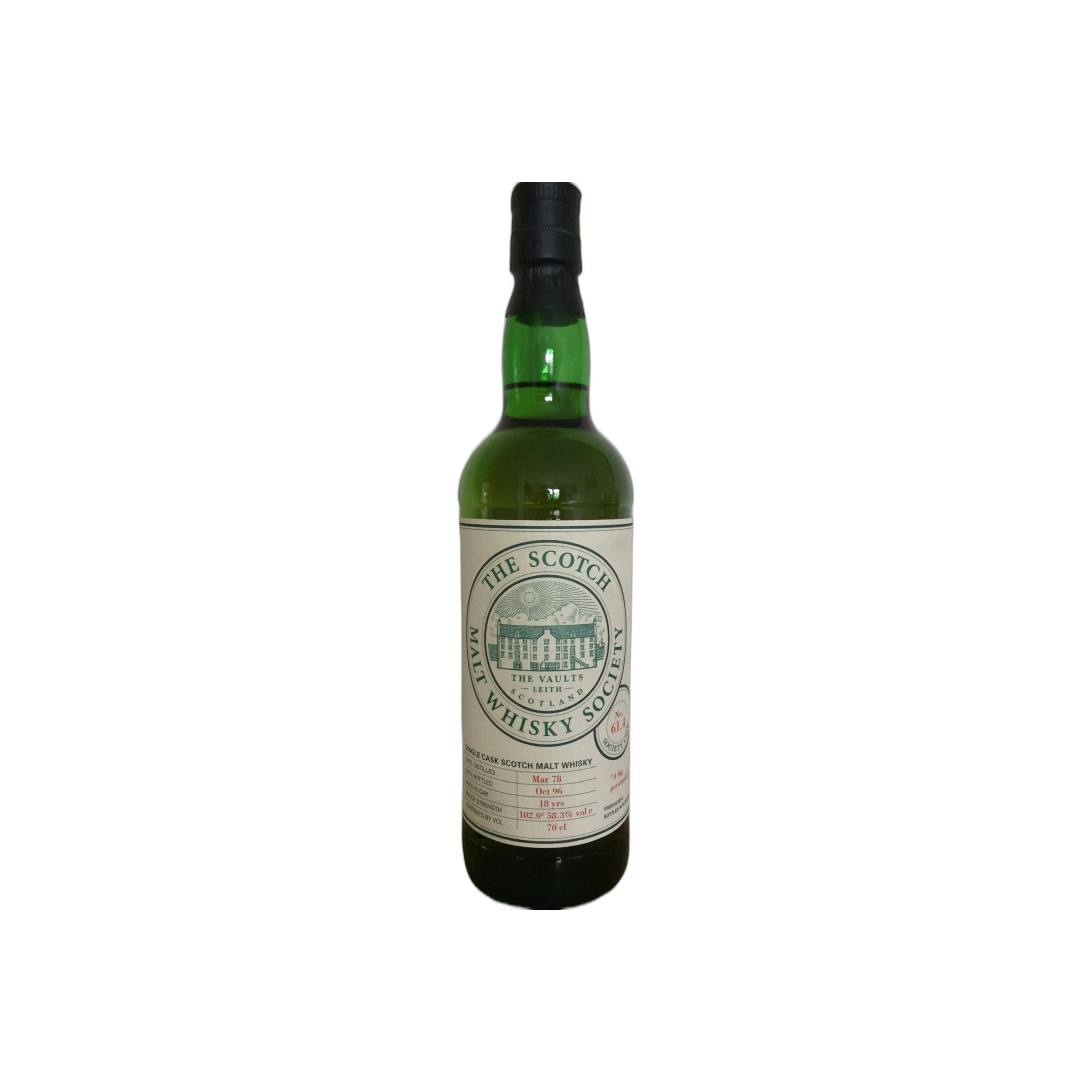 The Scotch Malt Whisky Society 1978 18 Years Single Malt Whisky