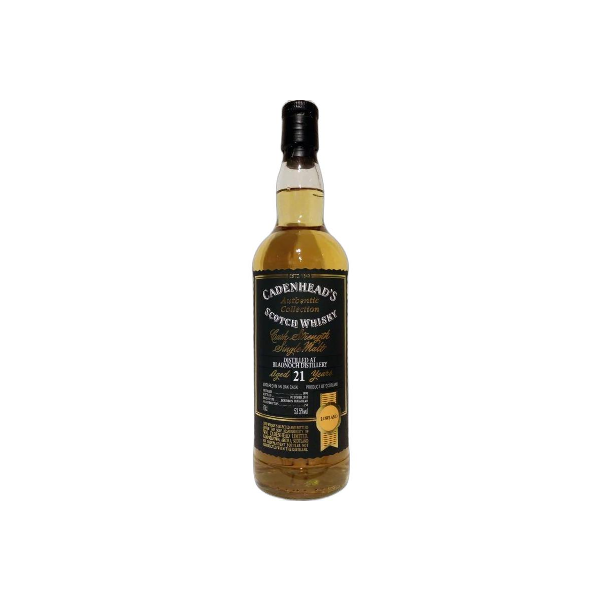 Bladnoch Authentic Collection 1990 21 Years Single Malt Whisky