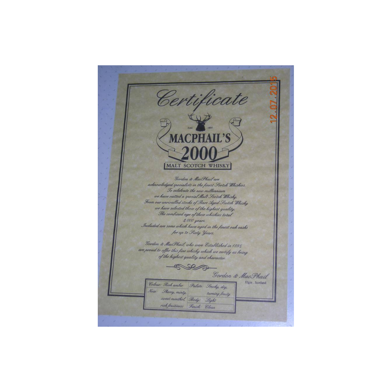 Gordon & MacPhail Blended Malt Whisky 3