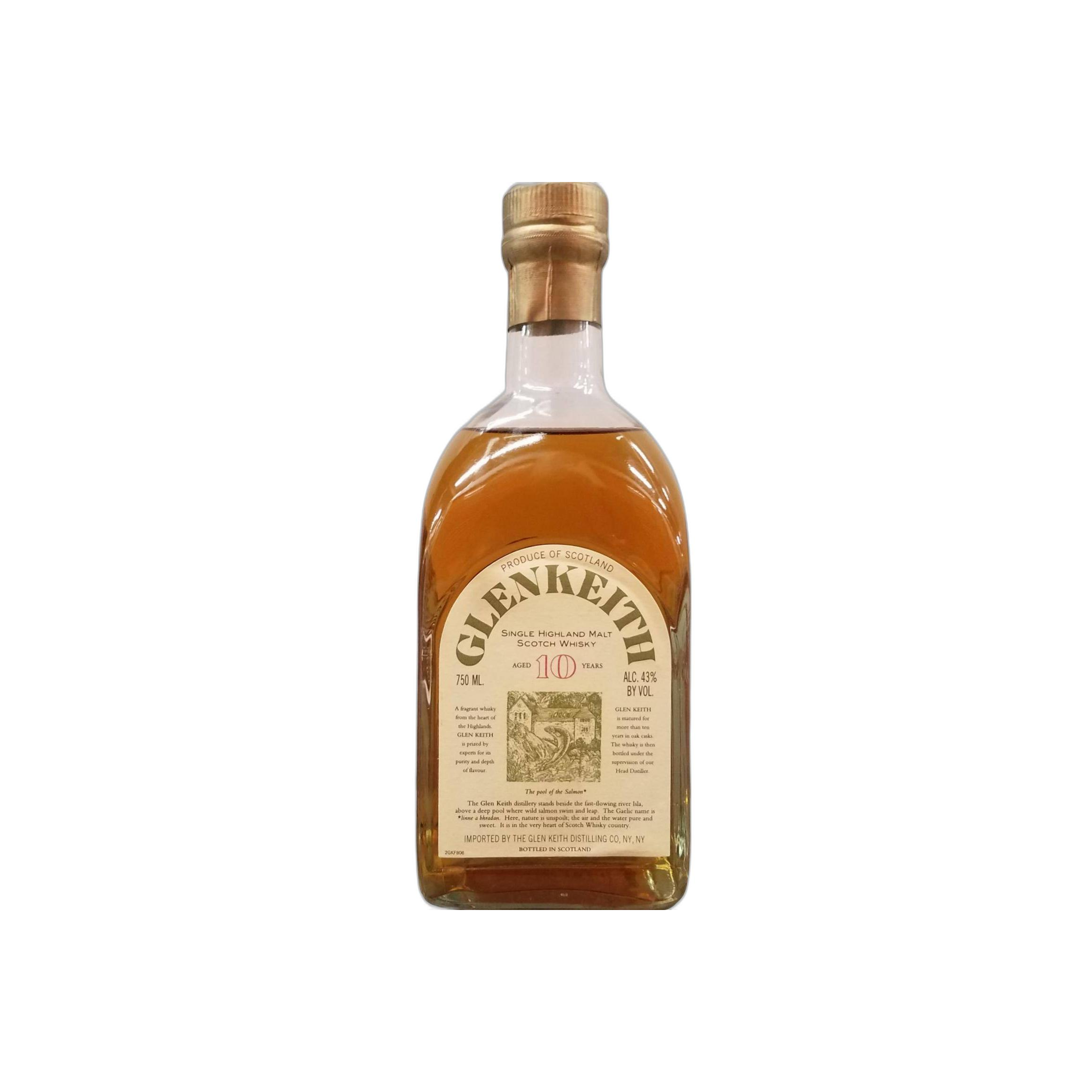 Glen Keith 10 Years Single Malt Whisky