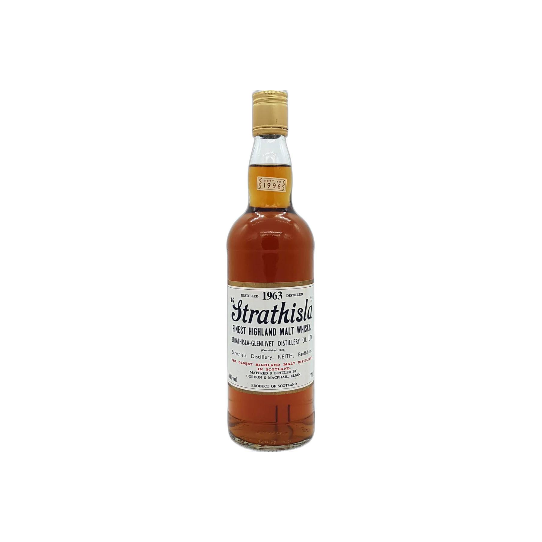 Strathisla Licensed Bottling 1963 33 Years Single Malt Whisky