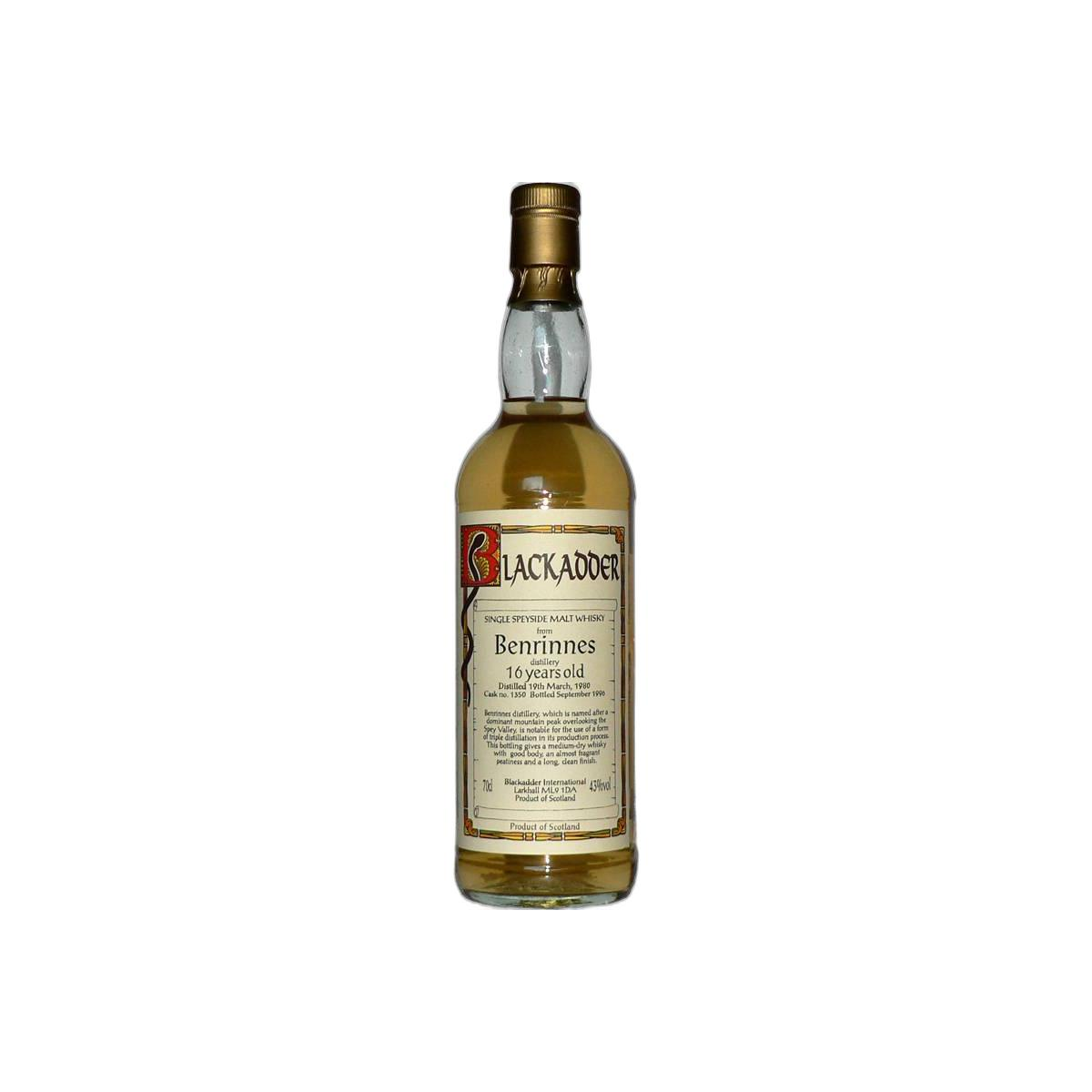 Benrinnes 1980 16 Years Single Malt Whisky