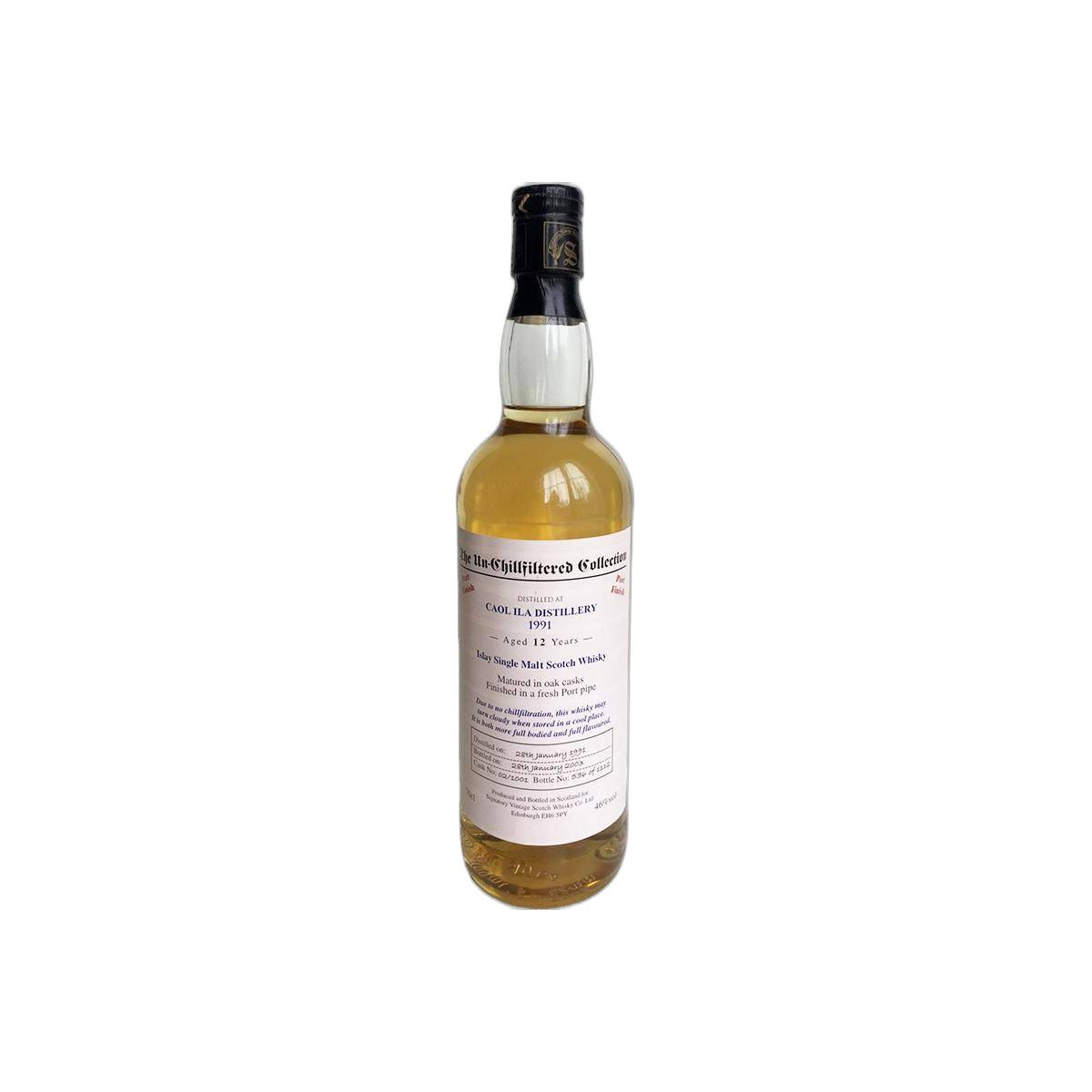 Caol Ila The Un-Chillfiltered Collection 1991 12 Years Single Malt Whisky