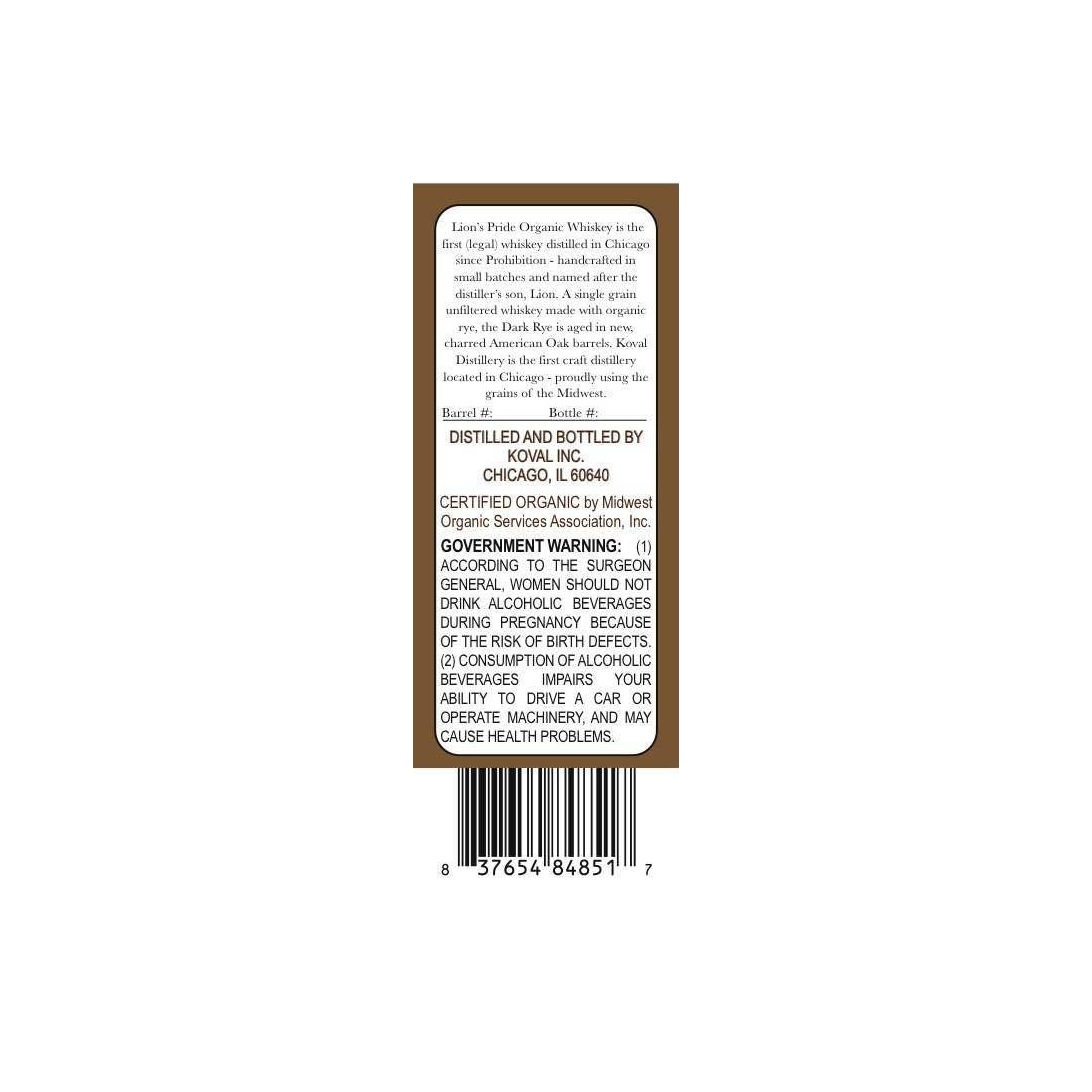 Lion's Pride Dark Rye 2