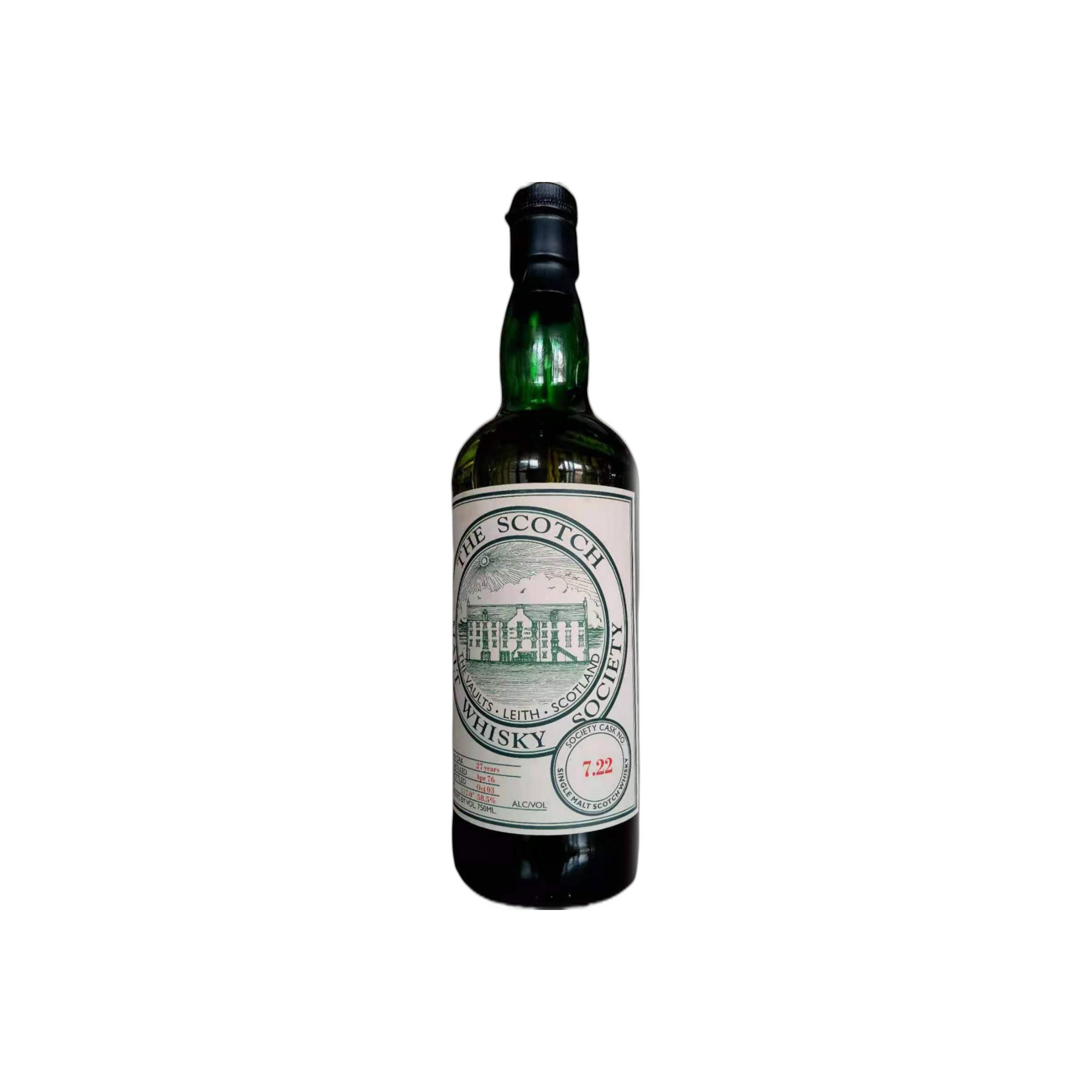 The Scotch Malt Whisky Society 1976 27 Years Single Malt Whisky
