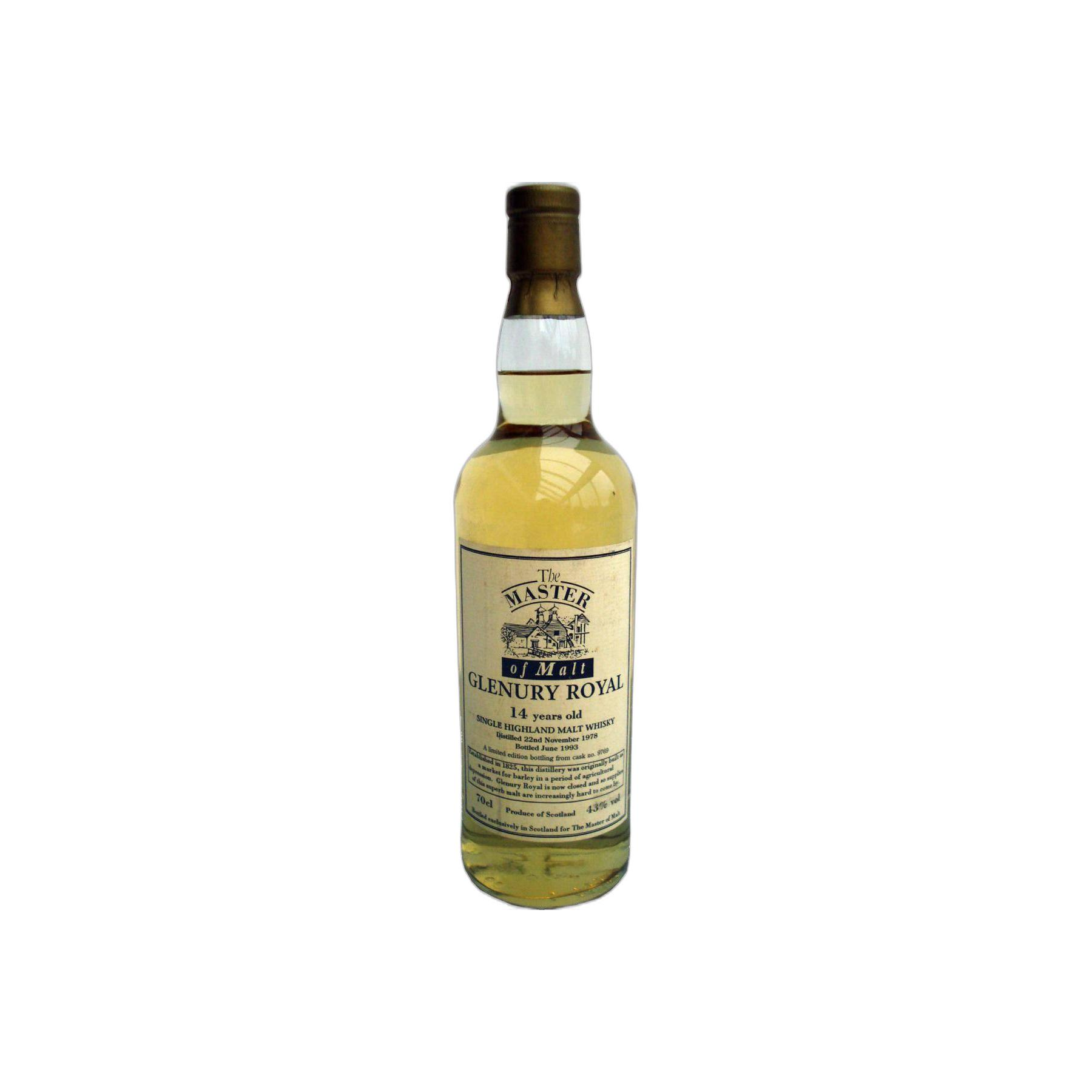 Glenury Royal 1978 14 Years Single Malt Whisky